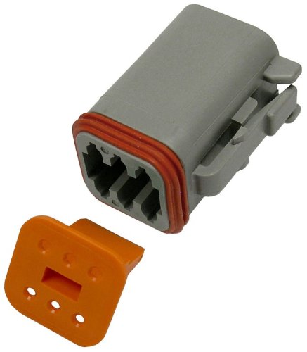 6-Way Male Pico Deutsch Connector - High-Quality Electrical Connector for Automotive, Marine, and Industrial Applications