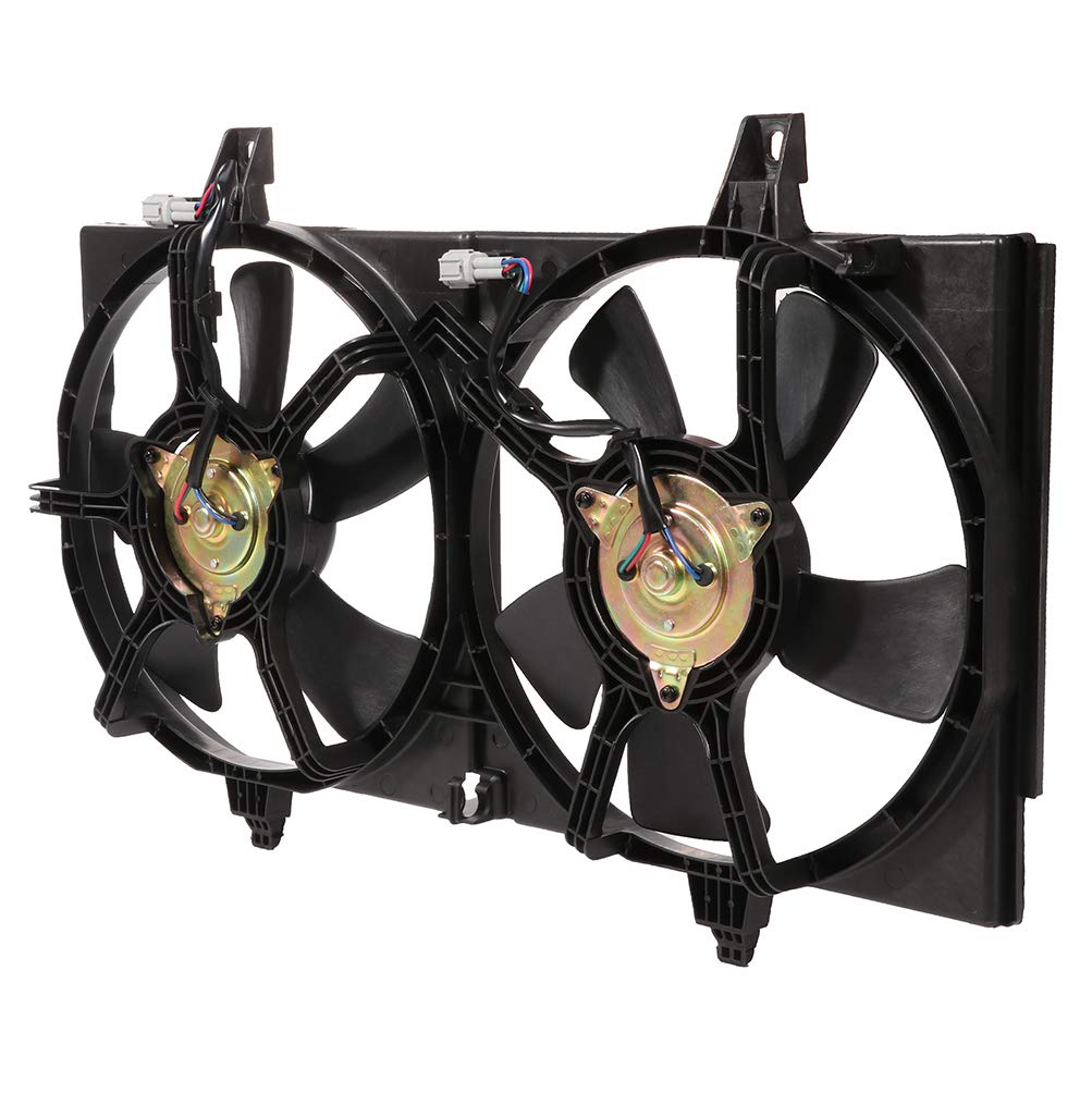 SCITOO Radiator Cooling Fan Replacement for 2000-2001 Infiniti I30 & Nissan Maxima - High Performance Auto Cooling System for Engine Overheating Prevention