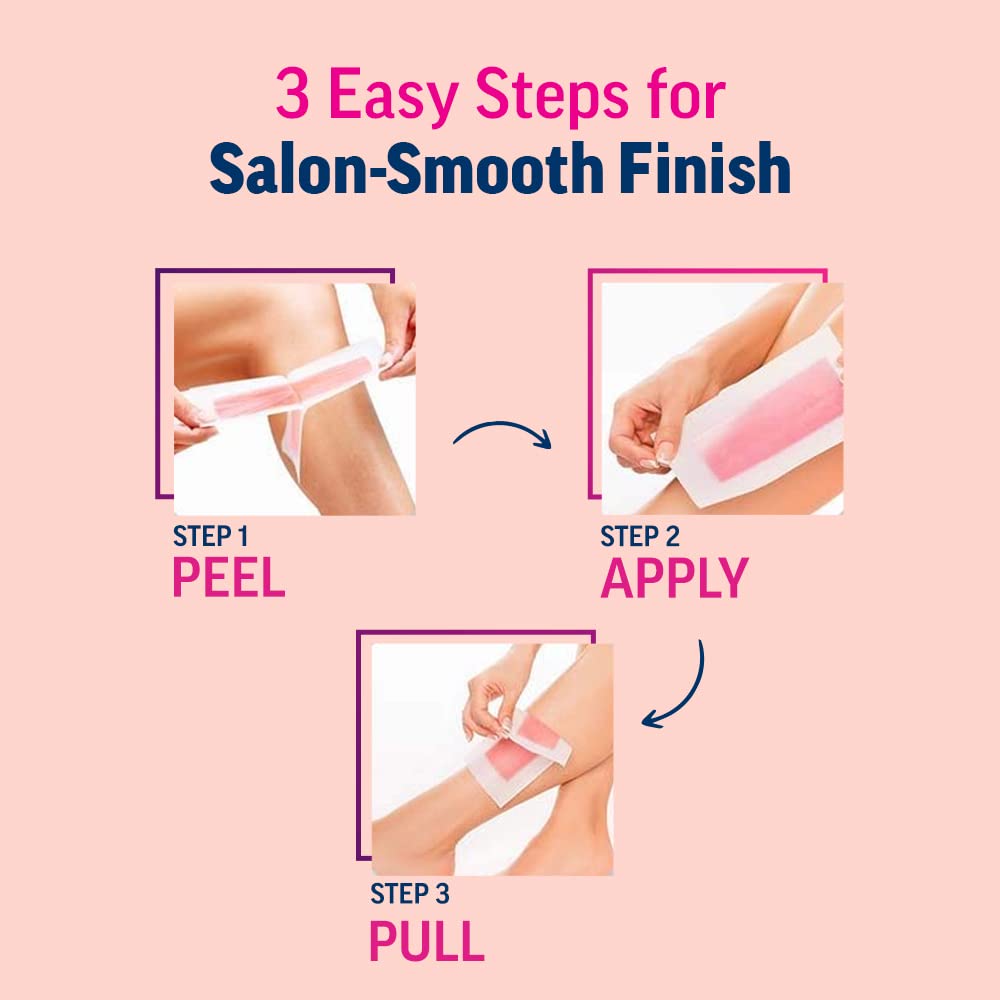 Veet Full Body Waxing Kit for Normal Skin - At-Home Hair Removal for Smooth Skin | Perfect for Legs, Arms, Underarms & Bikini Line