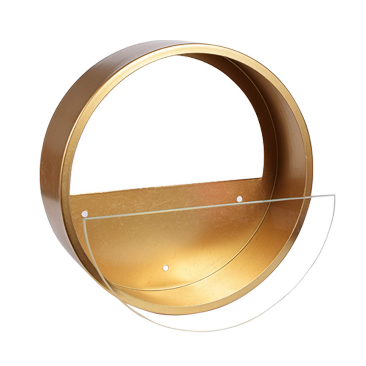 Ecosides Gold Metal Wall Mounted Planter - 8