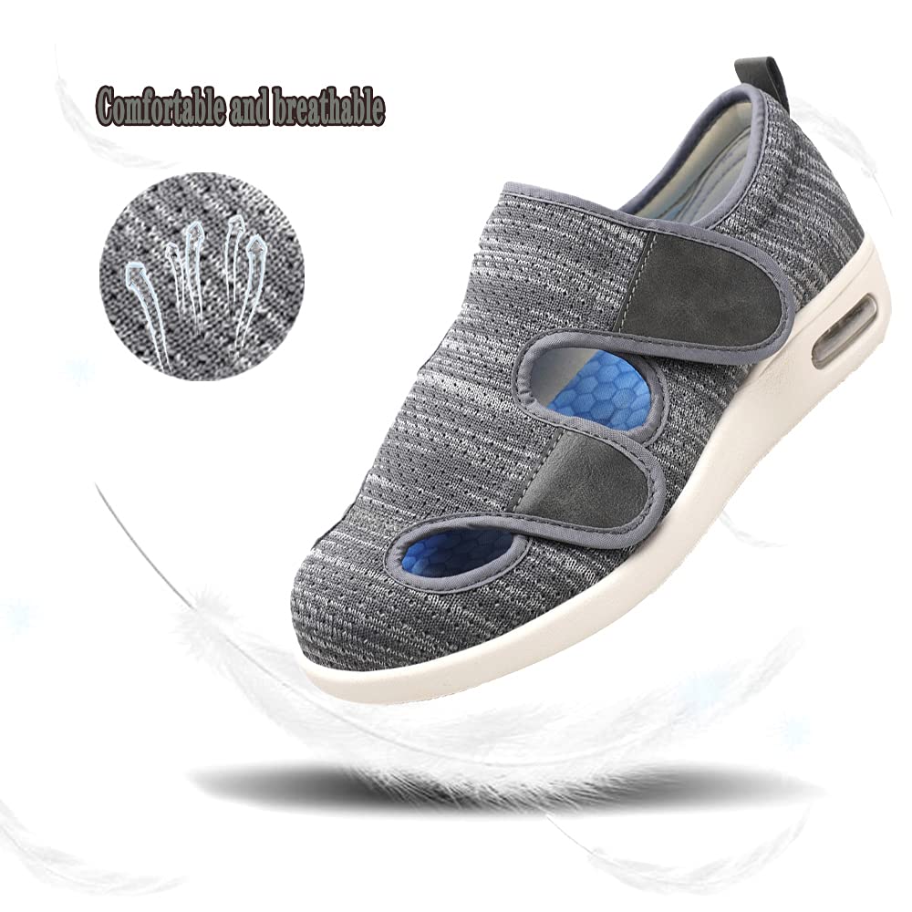 **JBTNBX Women's Diabetic Walking Shoes – Extra Wide Width Adjustable Sneakers for Swollen Feet & Edema Relief – Comfortable Footwear for Elderly & Diabetics – Ideal for Daily Walking, Nursing & Mobility Support**