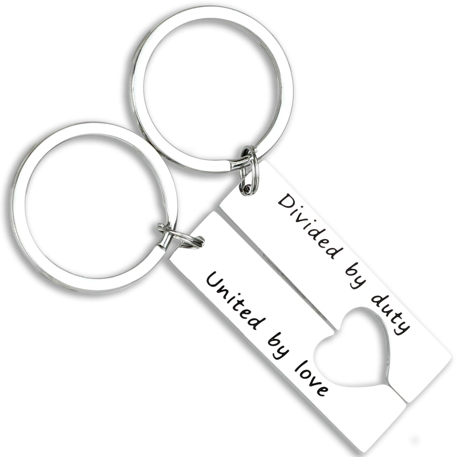 Military Deployment Keychain - Personalized Army Couple Gift Set for Soldiers | Perfect Going Away Present for Military Personnel, Veterans & Spouses | Ideal for PCS Moves, Homecomings & Special Occasions