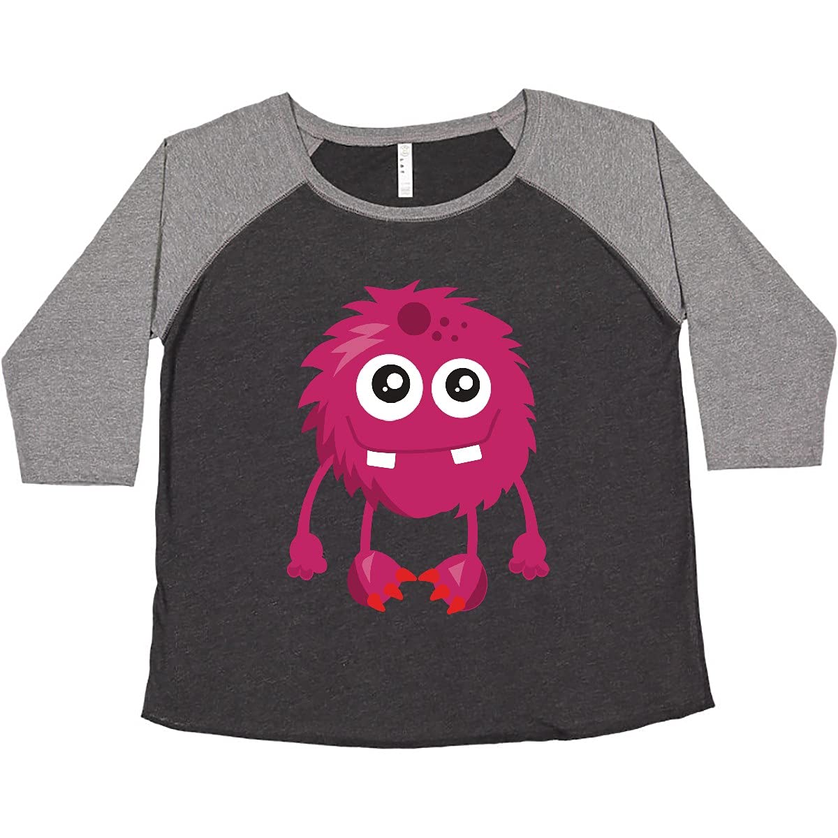 Inktastic Furry Monster Cute Pink Monster Women's Plus Size T-Shirt - Comfortable Casual Wear for Women, Perfect for Everyday Outfits & Gifts