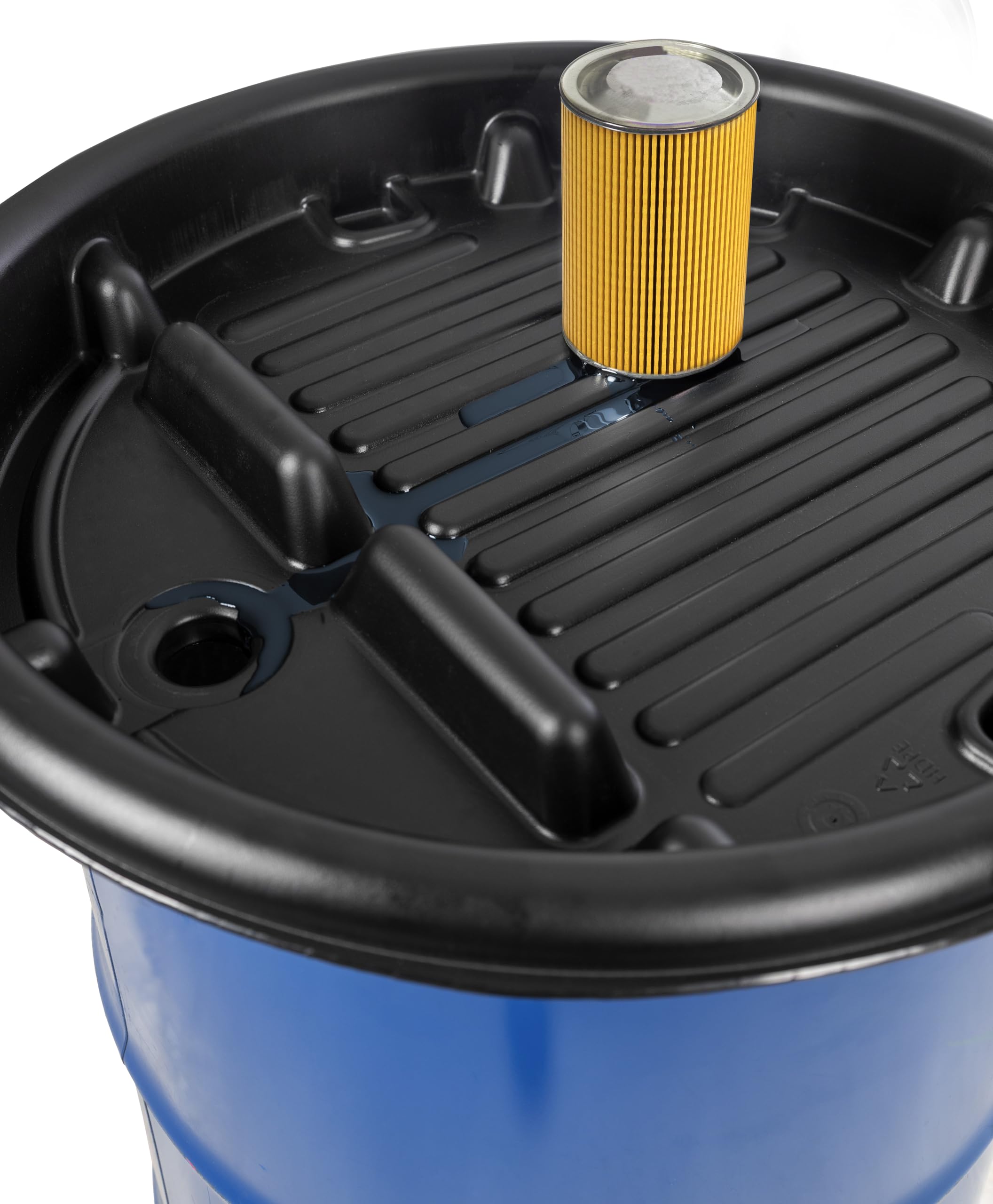 DENIOS® Extra Large 55 Gallon Drum Funnel - Wide Mouth Design for Easy Pouring, Durable Chemical-Resistant Poly Funnel for Liquids, Oils & Chemicals - Perfect for Industrial, Automotive & DIY Use