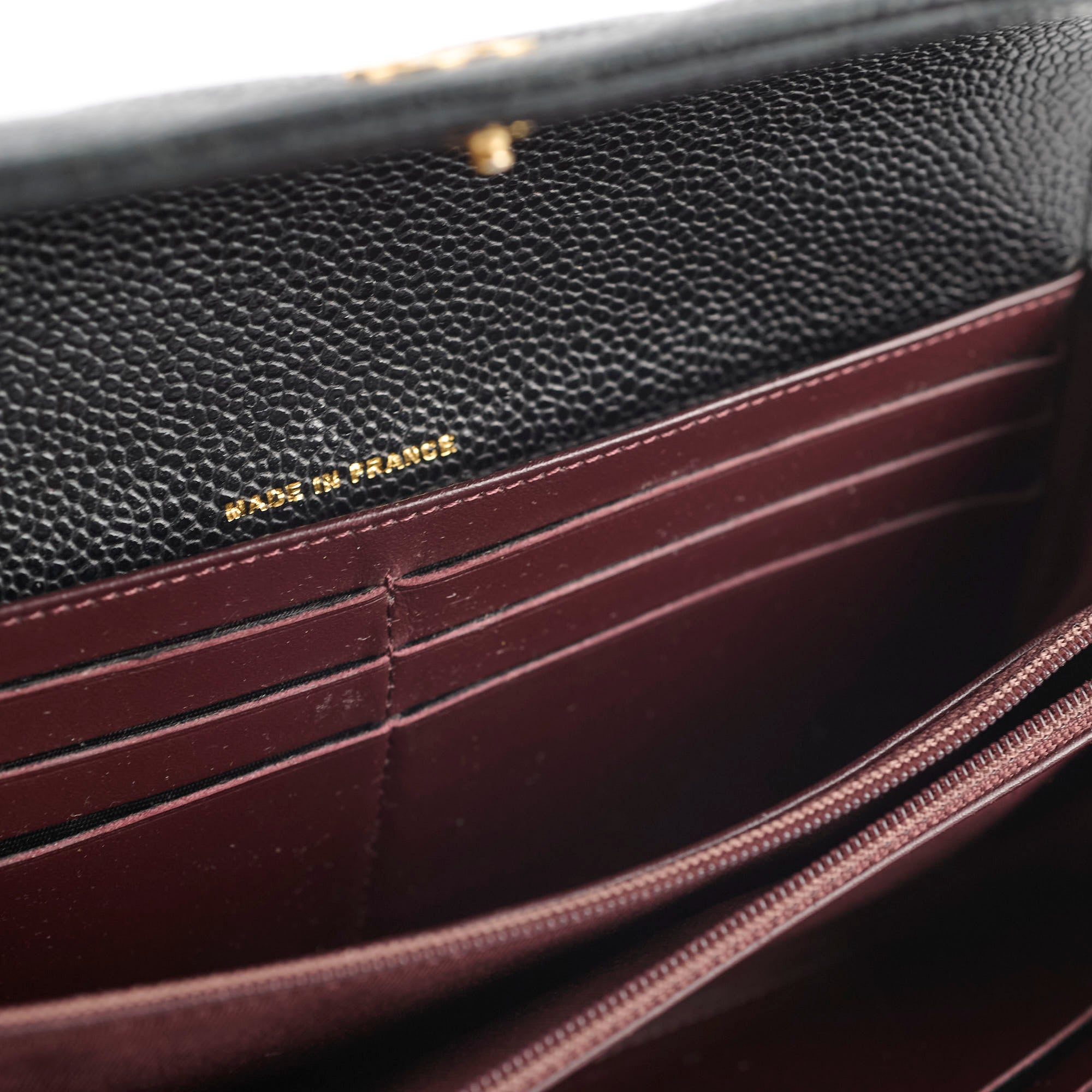 Chanel Caviar Leather Long Wallet in Black - Classic Series 20 | Luxury Women's Wallet for Everyday Use & Special Occasions