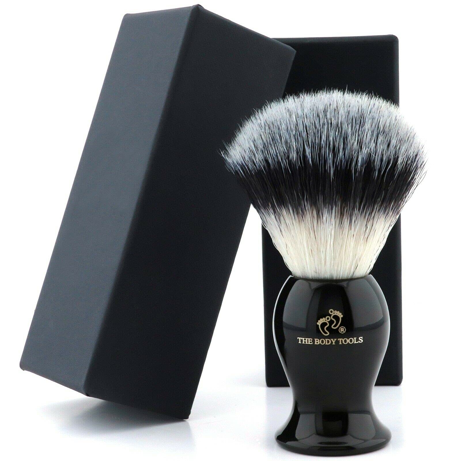 Premium 3-Piece Shaving Kit for Men & Women - Synthetic Shaving Brush, Double Edge Safety Razor & Stand - Black Grooming Set for Wet Shaving & Travel - Perfect Gift for Father's Day & Birthday