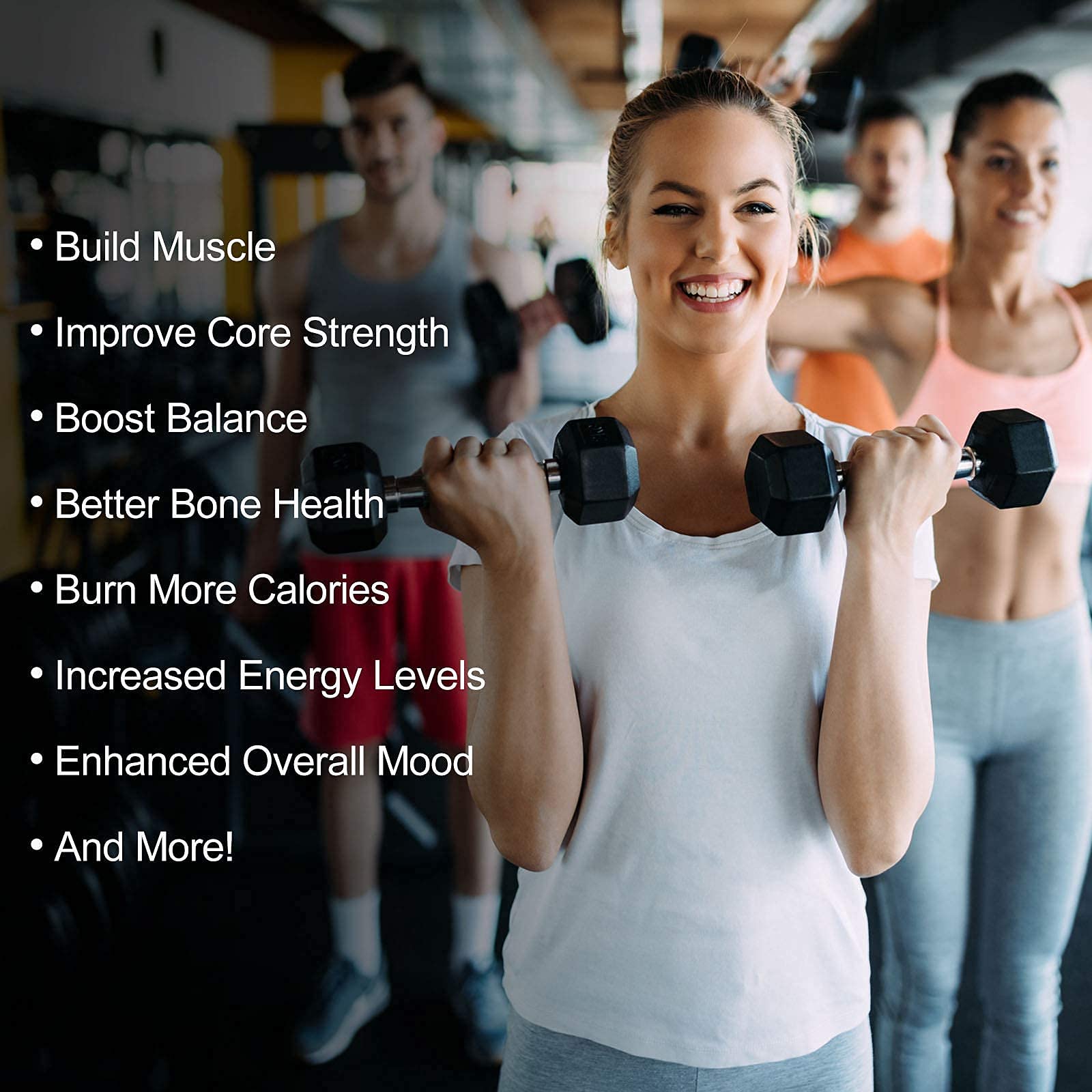 RitFit 5-300LBS Rubber Encased Hex Dumbbell Set with Optional Rack - Home Gym Strength Training Equipment, Non-Slip Coated Hand Weights for Workouts, CrossFit & Weightlifting - Perfect for Home Fitness, Garage Gym & Personal Training