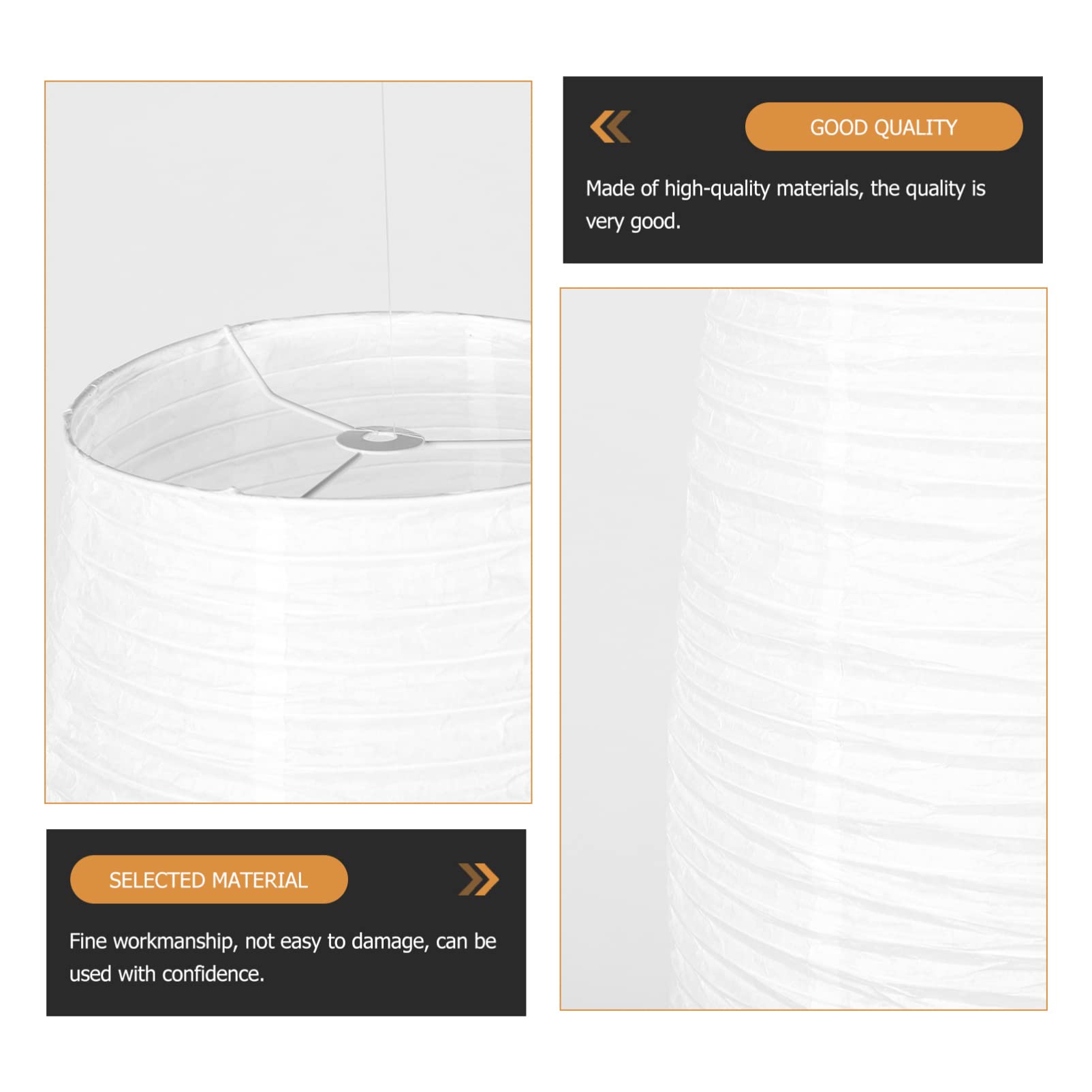 43 Inch Floor Lamp Shade Replacement - Paper Standing Lamp Cover for Bedroom & Living Room | Modern Corner Lighting for Cozy Ambience
