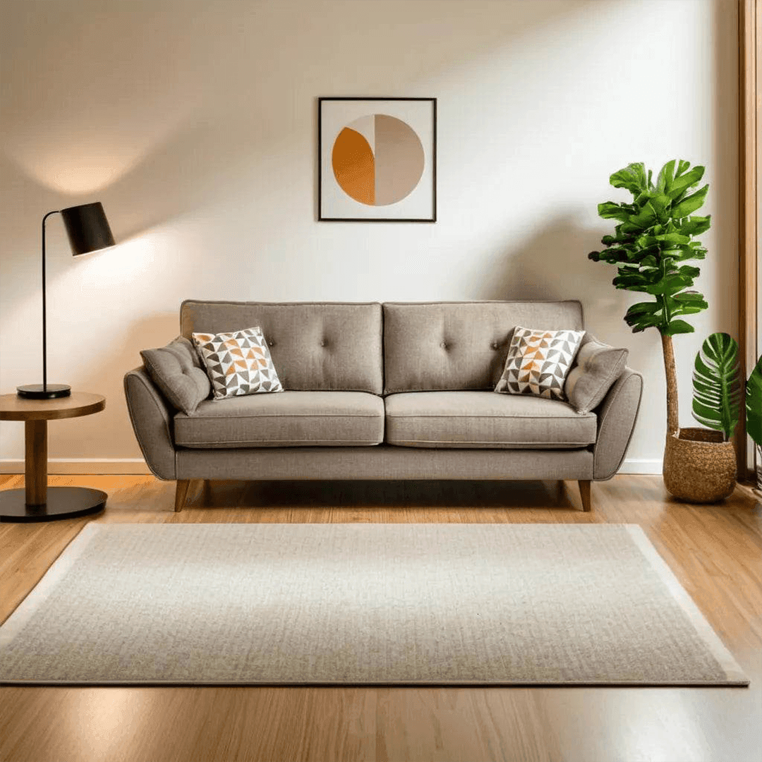 Premium Heather Fabric Sofa - Pet Friendly, Durable & Comfortable for Living Room, Lounge, or Family Room - Perfect for Cozy Home Decor