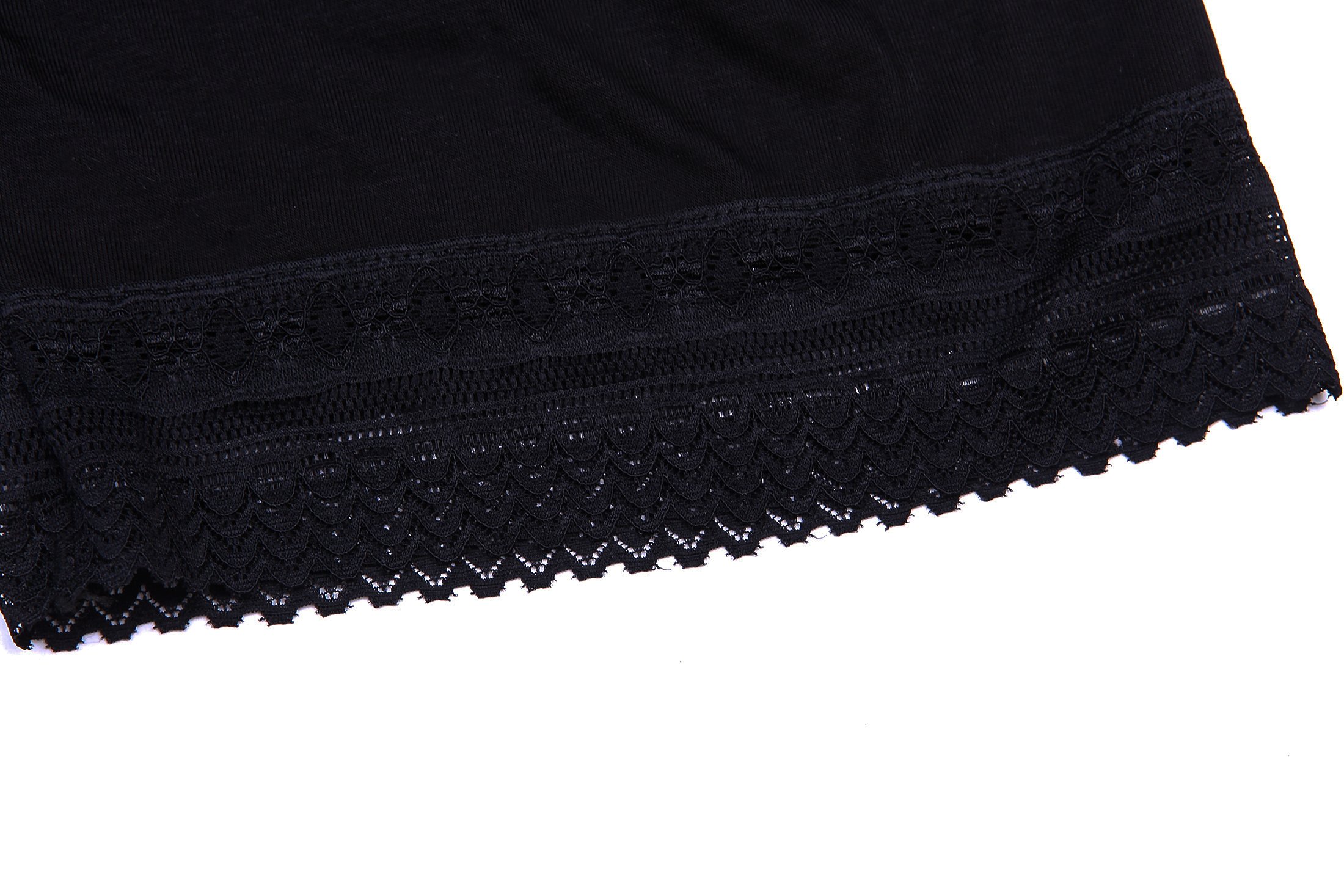 CnlanRow Women's Lace Short Skirts with Safety Shorts - Stretchy Ultra Thin Athletic Leggings for Workout, Yoga & Running | Comfortable Summer Fashion for Gym, Dance & Casual Wear