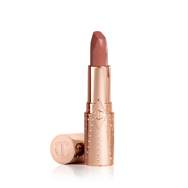 Charlotte Tilbury K.I.S.S.I.N.G Lipstick - Chic Pink Long-Lasting Matte Finish | Perfect for Date Night & Special Occasions