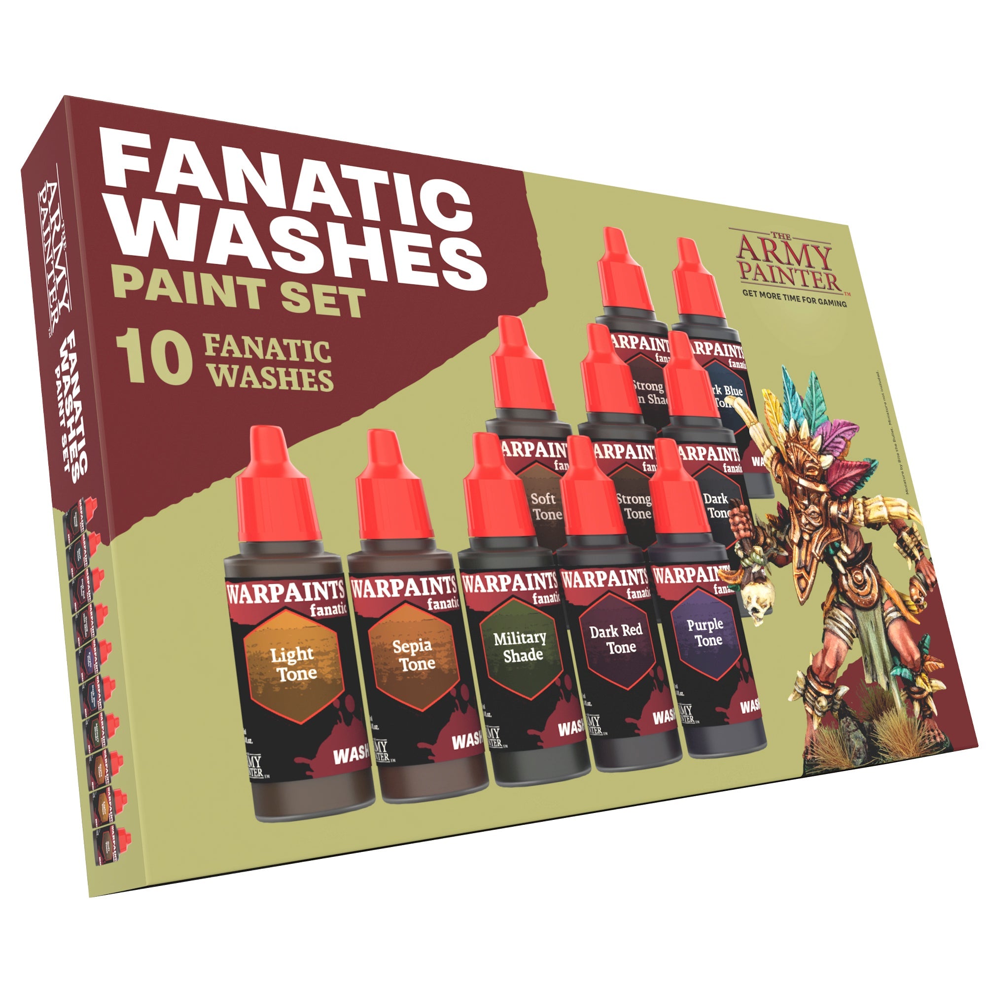 Warpaints Fanatic: Premium Washes Paint Set for Miniatures & Models - Perfect for Wargaming, Tabletop RPGs, and Hobby Painting
