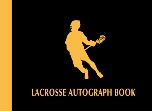 Lacrosse Autograph Book - Graduation Keepsake Album for Signatures, Celebrity Gifts, Friends & Colleagues | Perfect for Summer Camps, Yearbooks, and Special Events