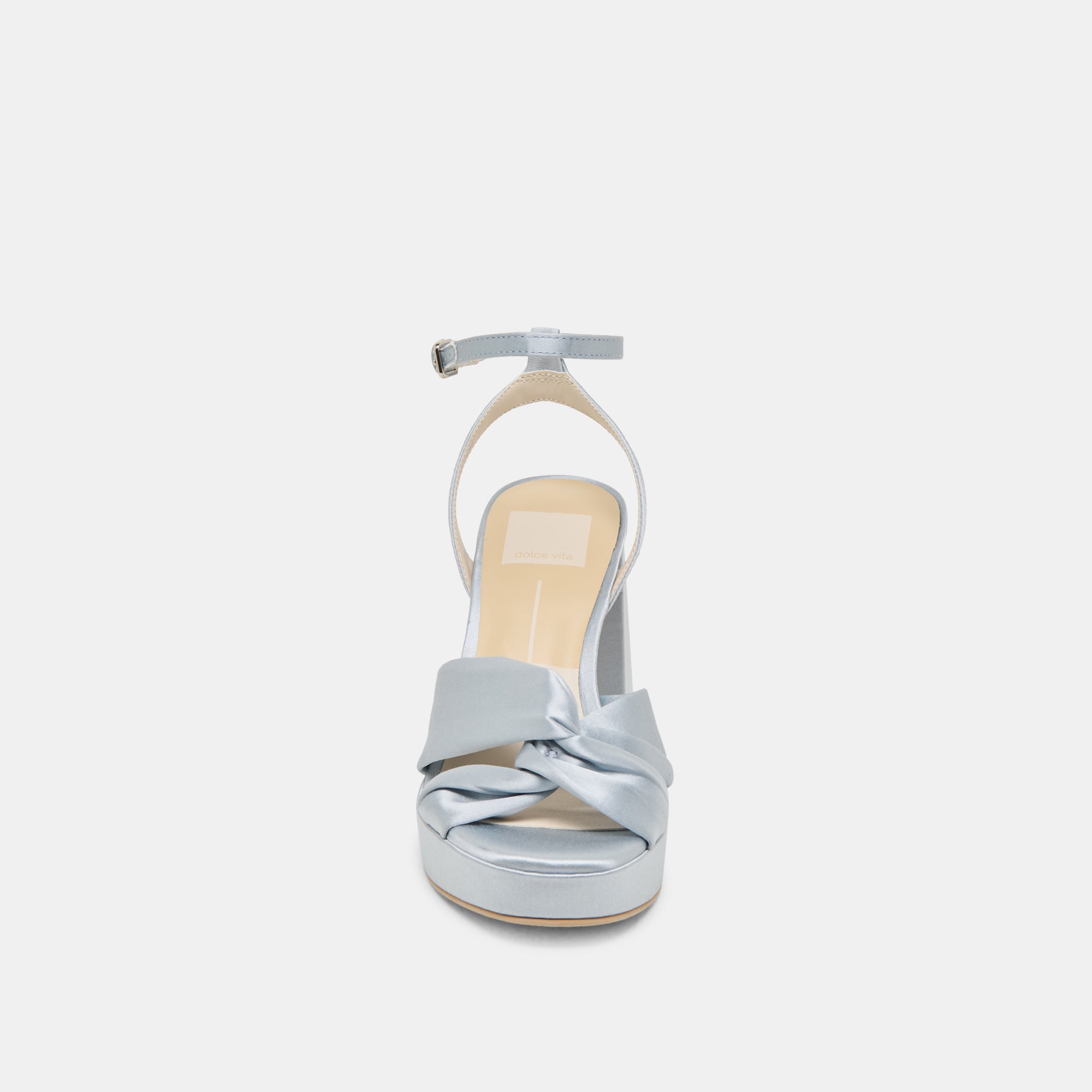 PARLO HEELS - Light Blue Satin High Heels for Women | Elegant Party Shoes for Weddings, Prom & Evening Events