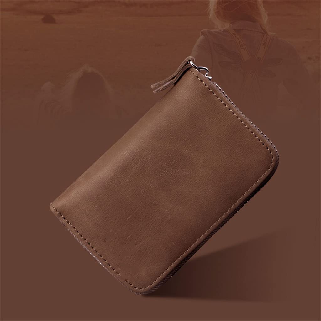 Premium Vegan Leather RFID Blocking Card Holder for Women & Men - Slim Minimalist Wallet for Credit Cards, ID, Cash - Perfect for Travel, Work, and Everyday Use (Color: Black, Size: Small)