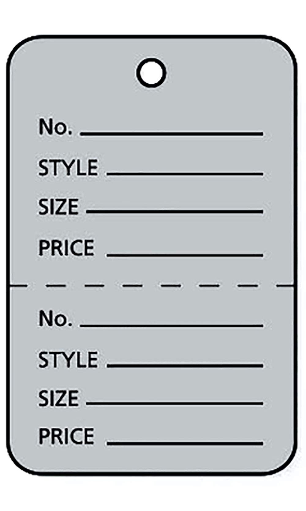 SSWBasics Gray Clothing Price Tags 1.75