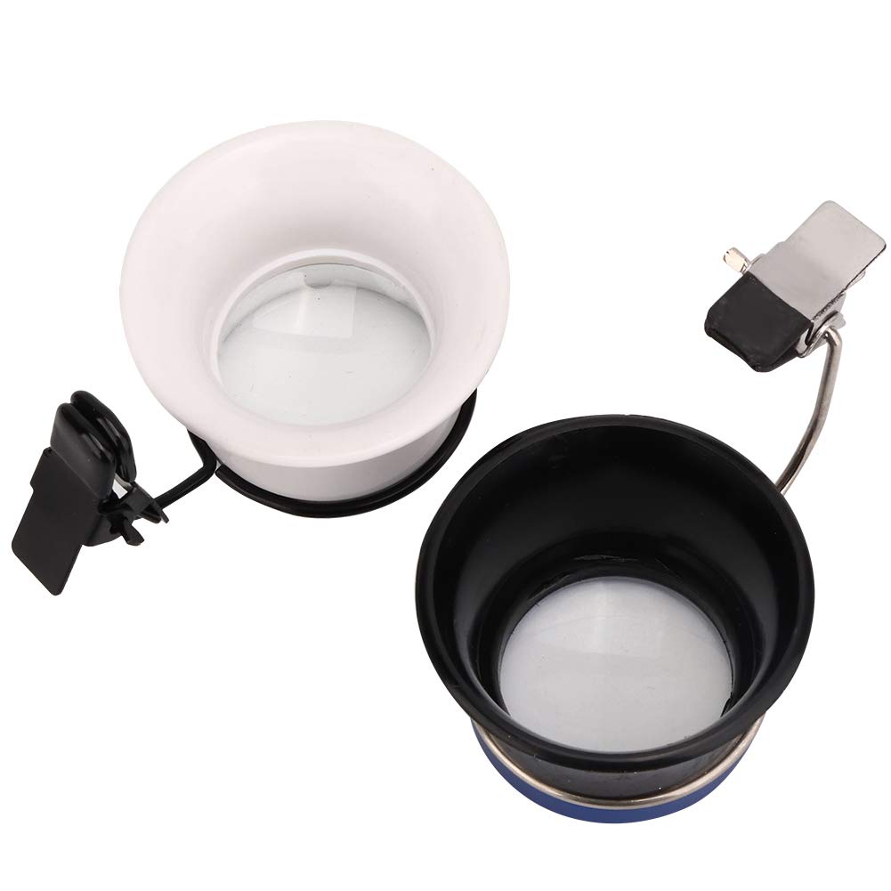 Taidda 5X 10X Jewelry Loupe Magnifier - Professional Watch Repair Kit with LED Light (2Pcs) - Pressure-Free Tool for Jewelers, Clockmakers & Hobbyists - Perfect for Watch Battery Replacement & Jewelry Inspection