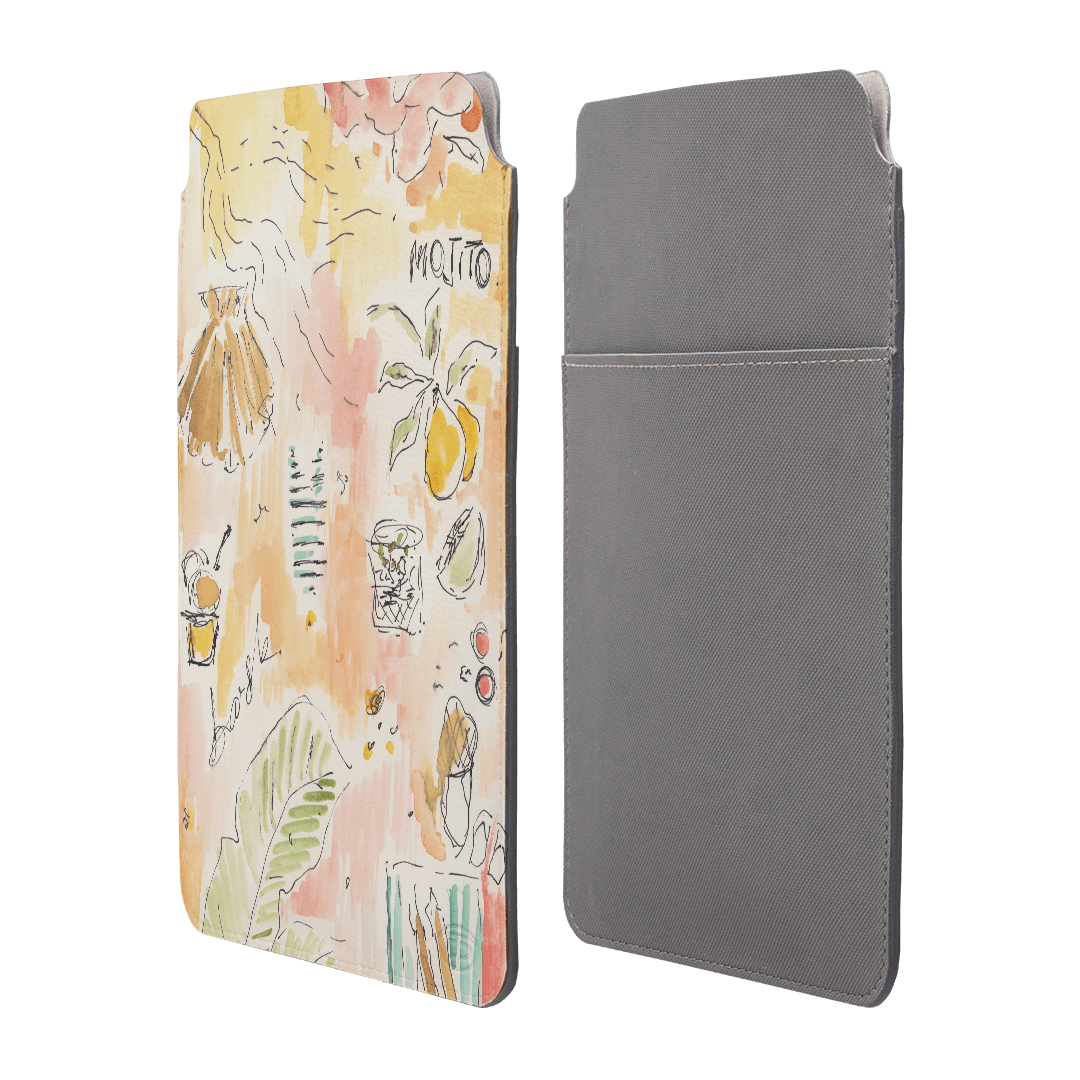 Premium Mojito Laptop & iPad Sleeve Case - 13-15 Inch Protective Cover for MacBook, iPad Pro, Air - Waterproof & Shockproof - Perfect for Office, Travel & School Use