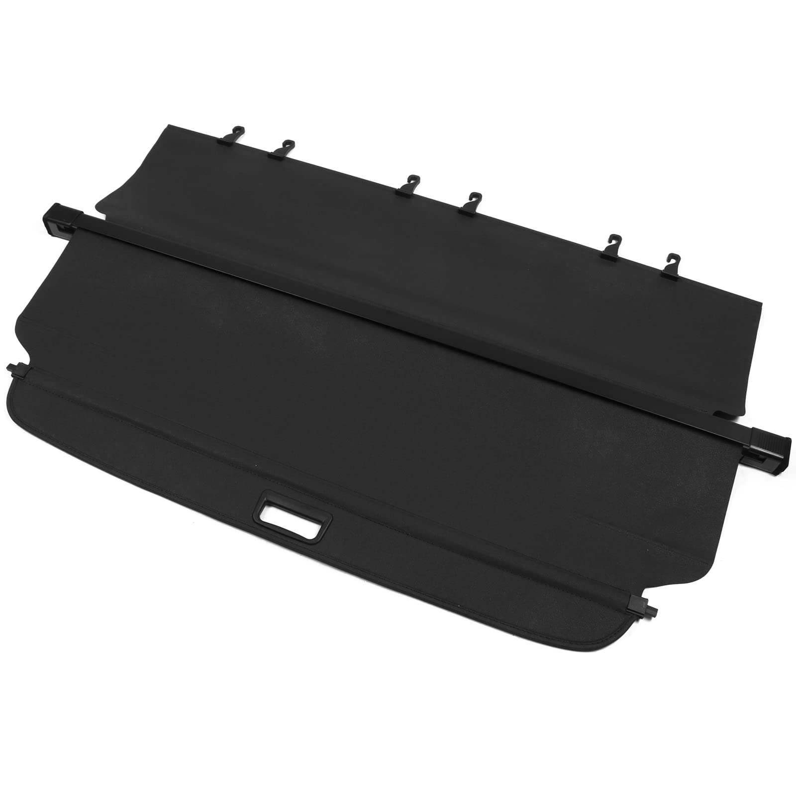 IKON MOTORSPORTS Black Cargo Cover for 2002-2006 Honda CRV - OEM Style Trunk Liner & Privacy Shade - Perfect for Road Trips, Grocery Hauling & Vehicle Security