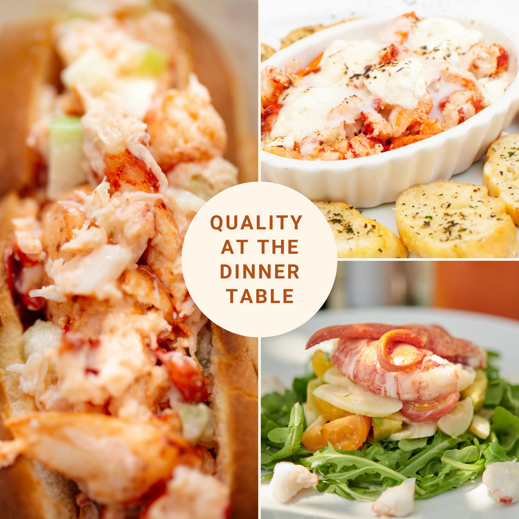 Premium Maine Lobster Meat - 4 lbs Cooked Fresh Frozen Cold Water Claw & Knuckle Meat | High in Protein, Omega-3, Vitamins | Perfect for Pasta, Salads, Lobster Rolls & Gourmet Dishes