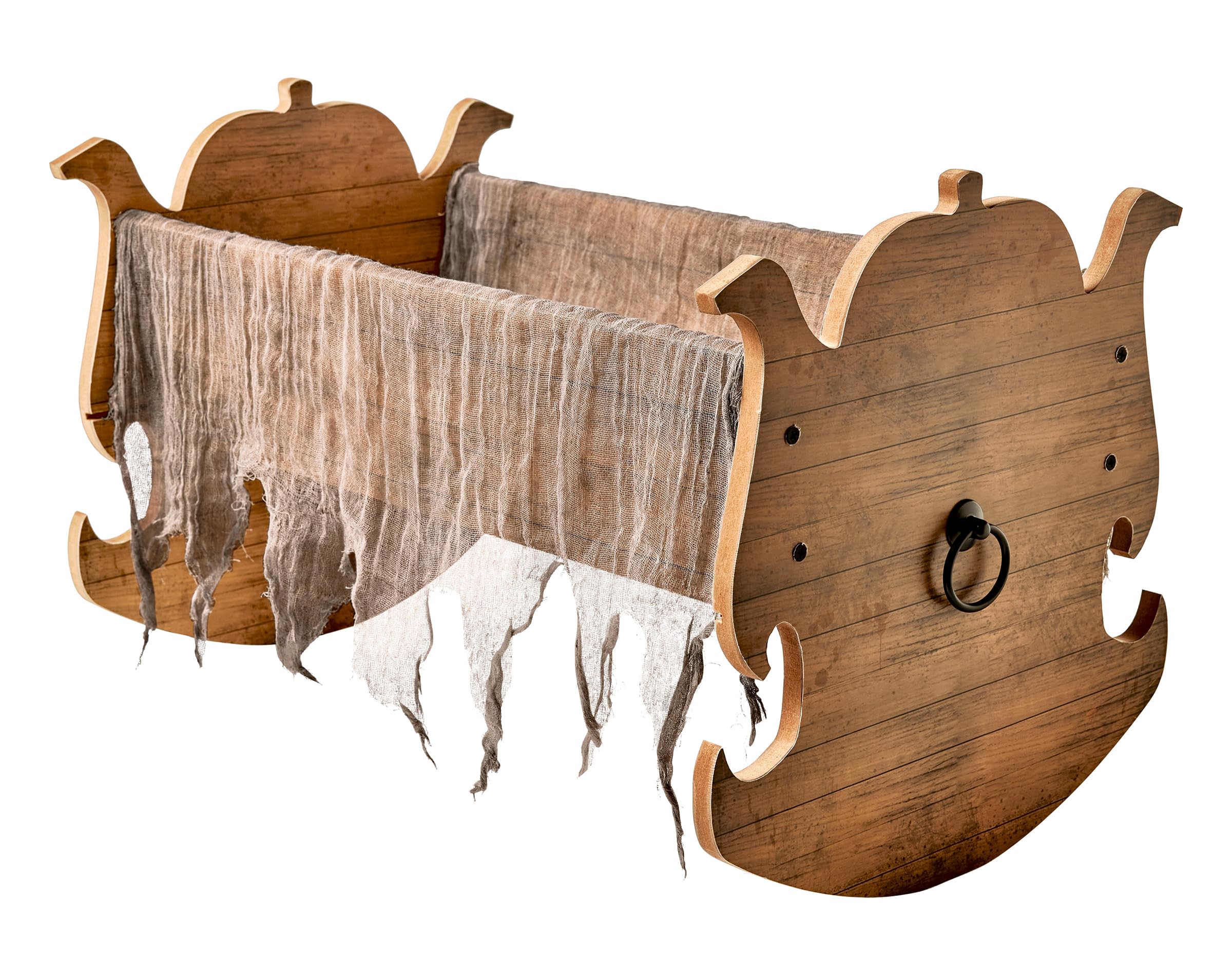 Spirit Halloween Zombie Baby Cradle - Scary Halloween Decorations & Haunted Nursery Prop for Horror Themed Parties, Haunted Houses, and Spooky Home Decor