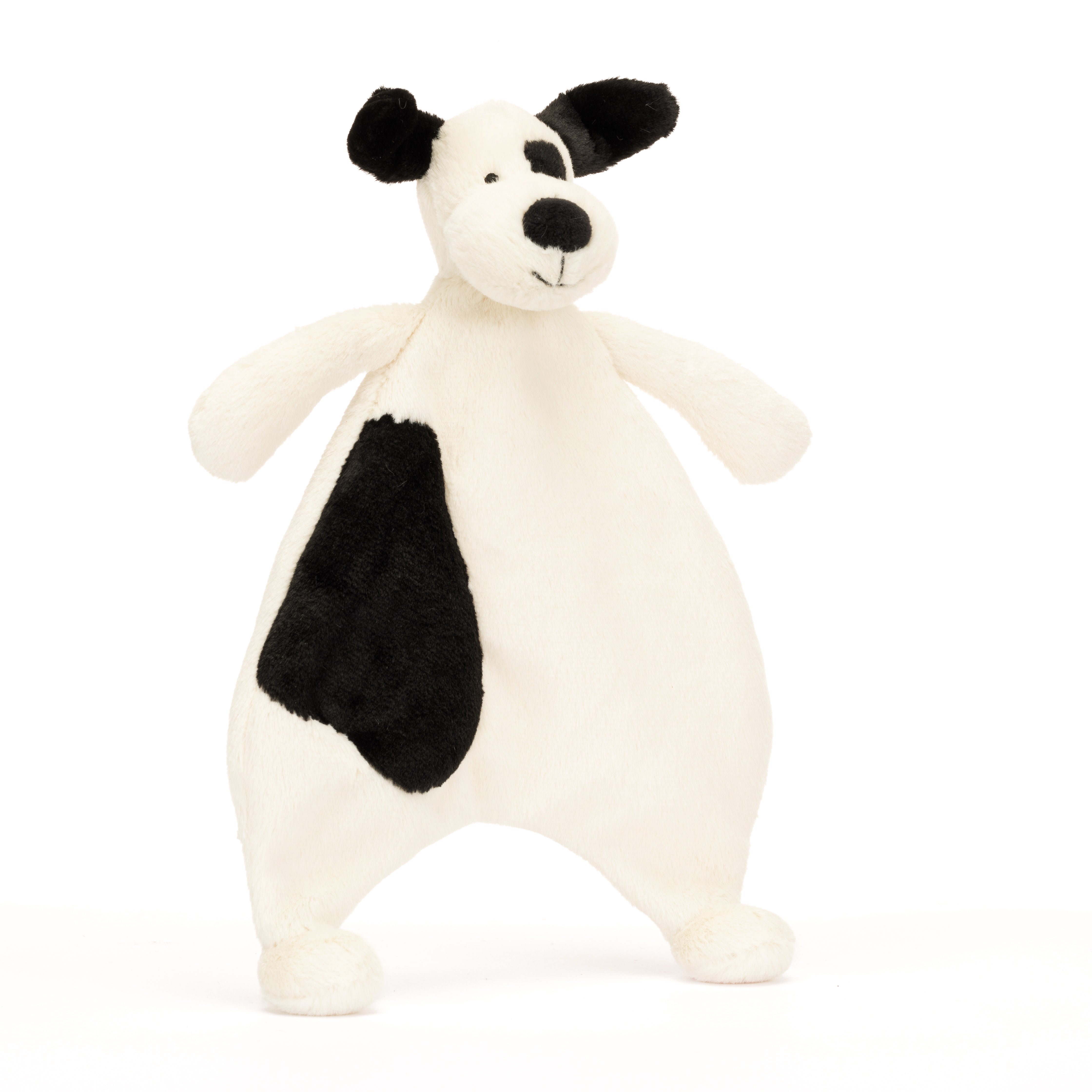 Jellycat Black & Cream Puppy Plush Toy - Soft Stuffed Animal for Kids & Babies | Perfect for Cuddling, Nursery Decor, and Gift Giving