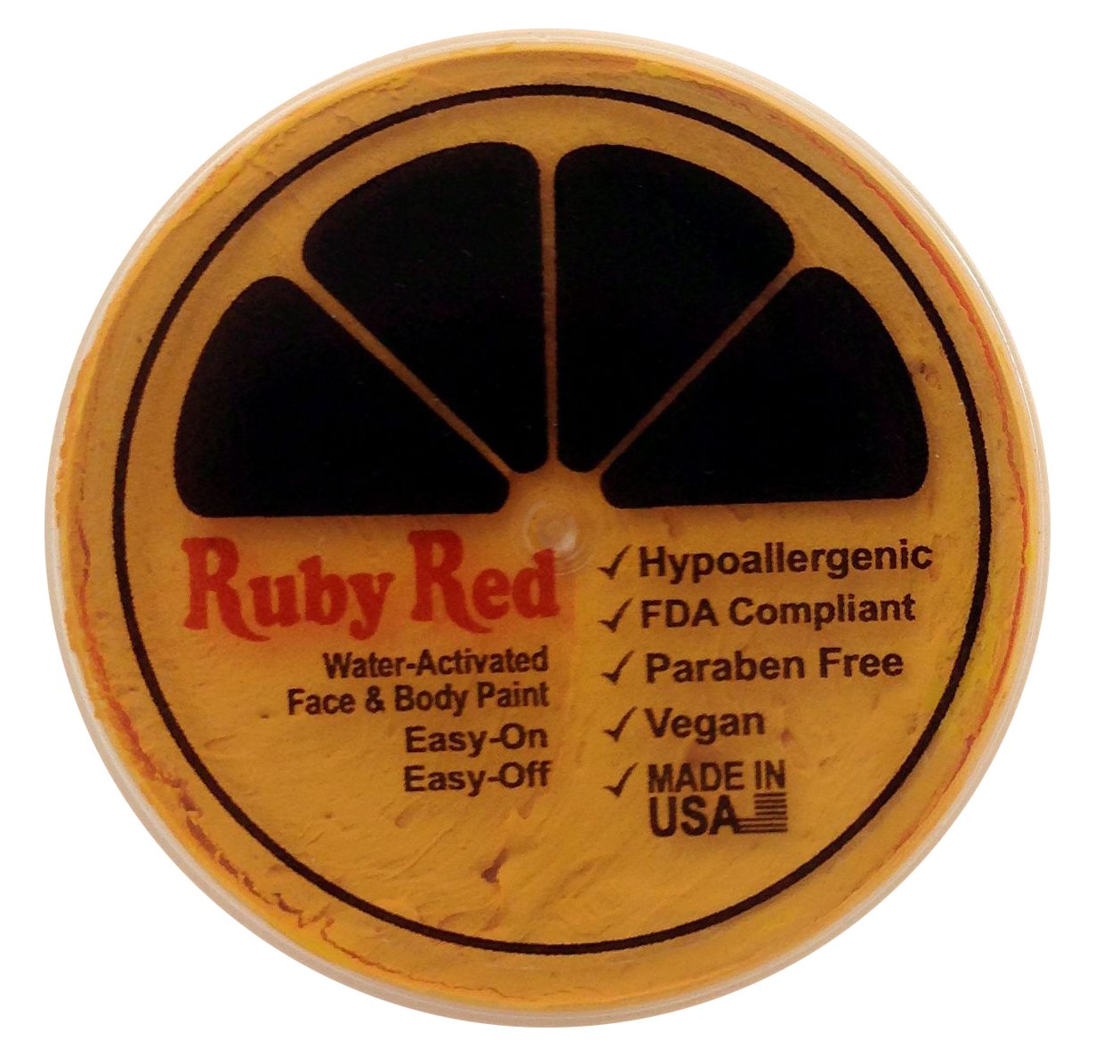 Ruby Red Face Paint - 75ML Squeeze Tube for Halloween, Cosplay & Theater Makeup - Professional Safe & Vibrant Color