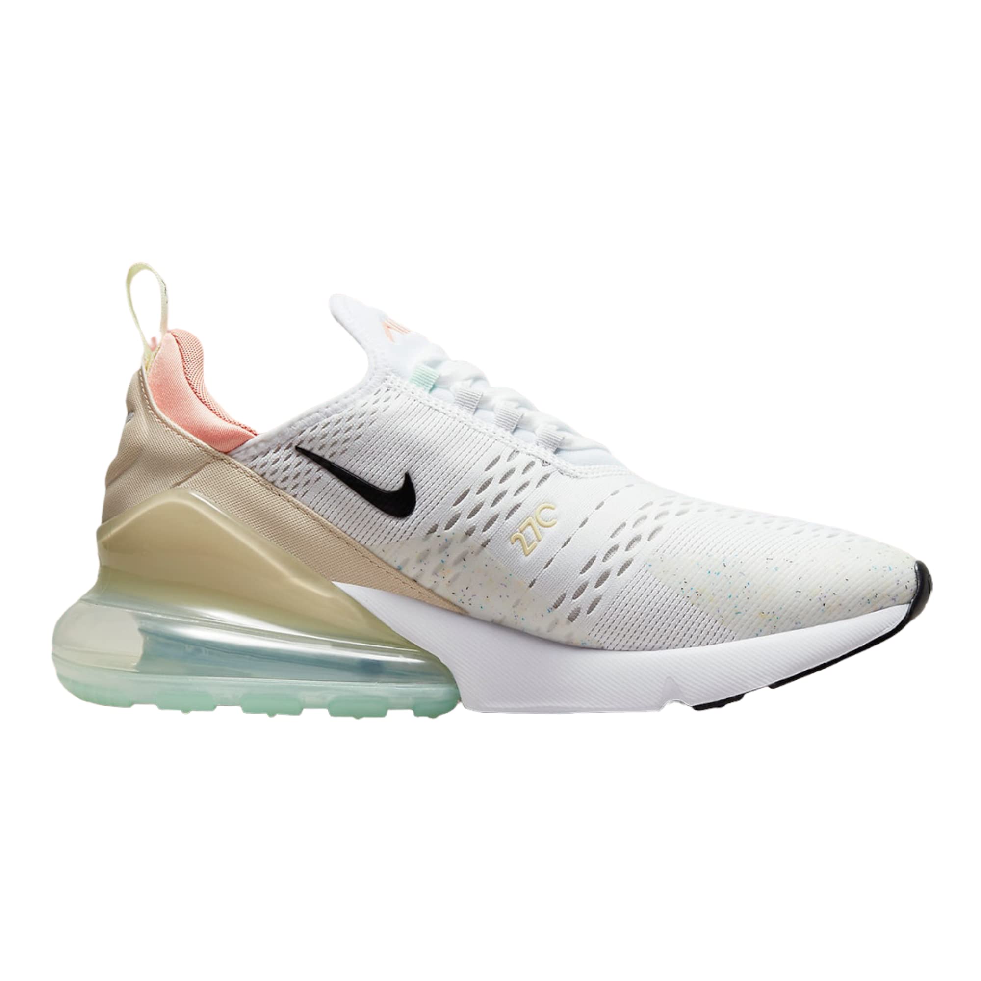 Nike Men's Air Max 270 Sneakers - Khaki/Black-White (FQ8830-247) | Lightweight Running Shoes for Men | Perfect for Gym, Jogging & Casual Wear