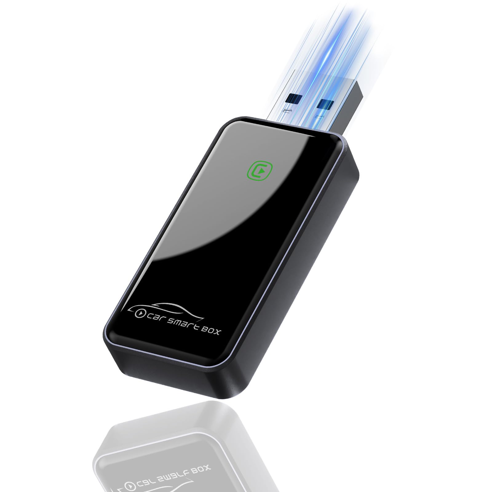 Wireless CarPlay Adapter - USB Plug & Play for iPhone - Upgrade Your Car to Wireless Apple CarPlay - Perfect for Commuting, Road Trips & Hands-Free Driving