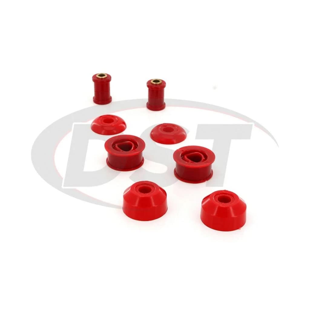 Energy Suspension Front Control Arm Bushing Kit for 2003-2004 Toyota Corolla - Red (8.3120R) | High-Performance Polyurethane Bushings for Smoother Ride & Better Handling | Perfect for Street Performance & Daily Driving