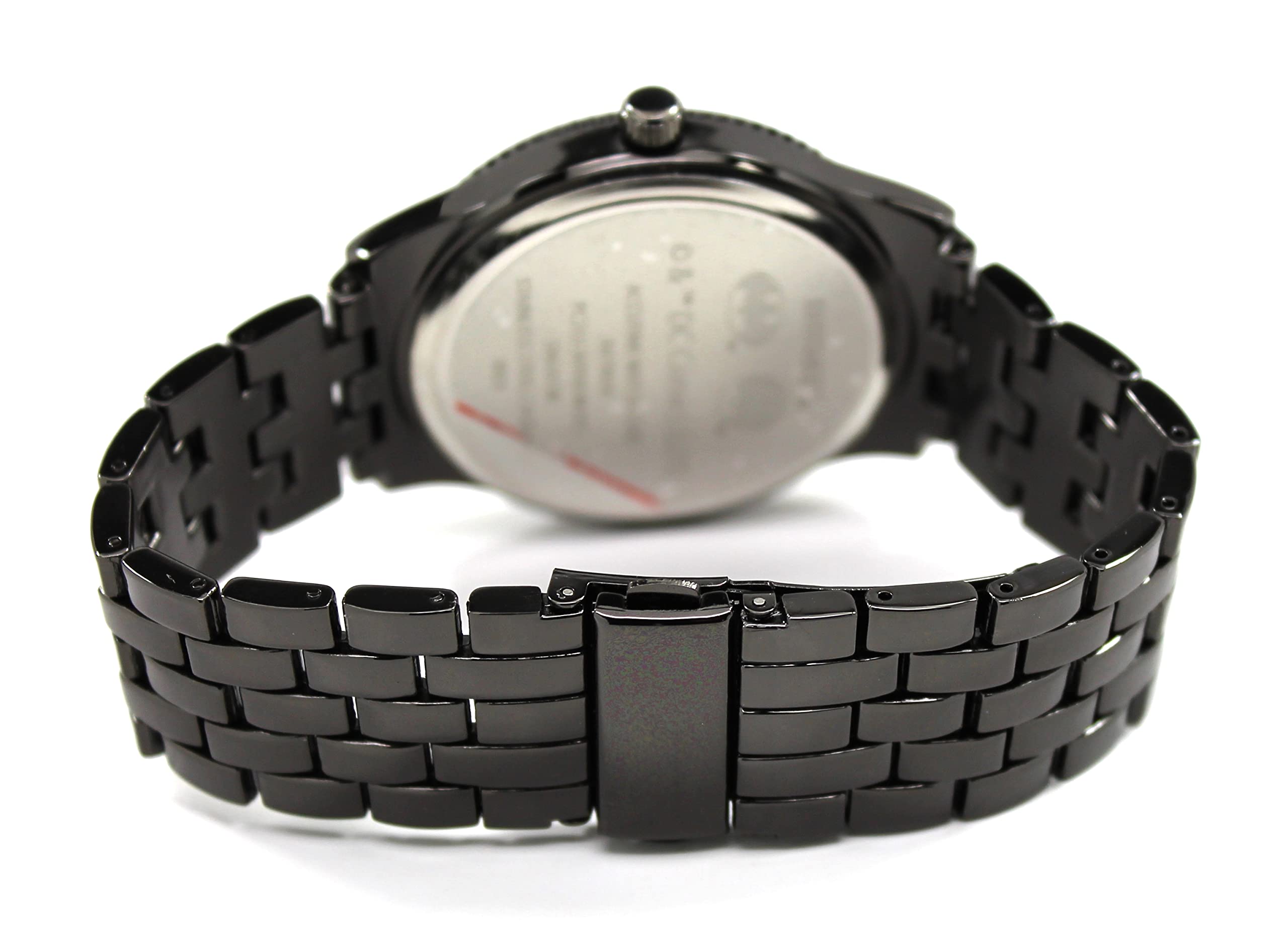 Batman Black Tonal Bracelet Watch (Bat8039) - Stylish Superhero Watch for Men, DC Comics Fans & Collectors - Perfect for Cosplay, Gifts & Everyday Wear