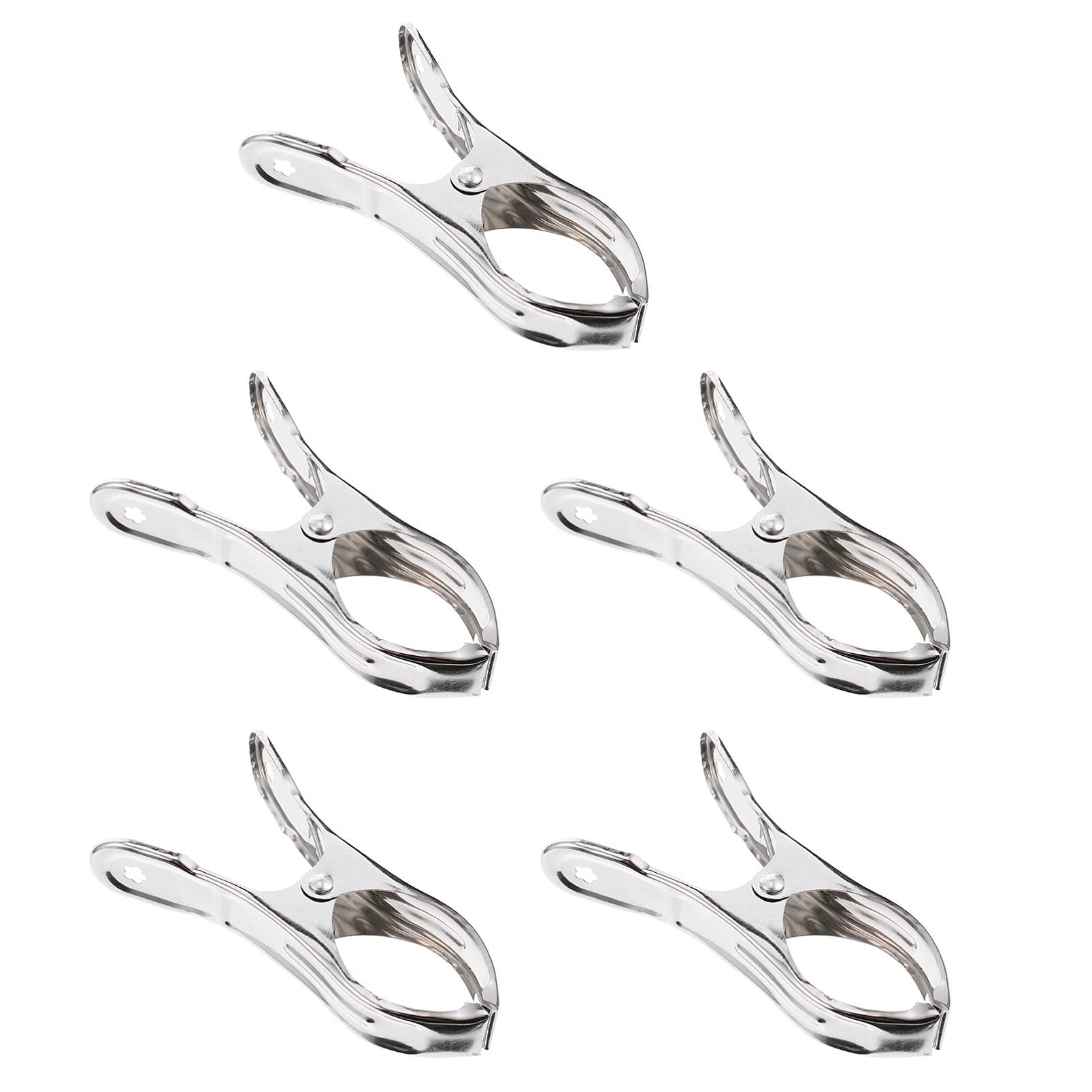 BESPORTBLE Windproof Quilt Clips 5PCS - Heavy Duty Anti-Drop Pinned Clips for Drying Blankets, Comforters & Laundry (12x6.65cm) - Perfect for Outdoor Clothesline, Balcony Drying & RV Use