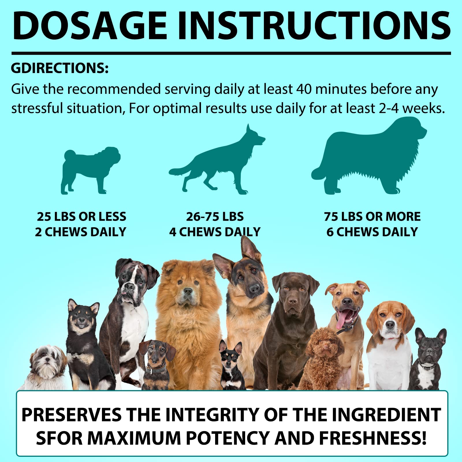 Yecuce Calming Chews for Dogs - Anxiety & Stress Relief Treats with Beef Flavor (110 Count) - Helps Reduce Barking, Separation Anxiety, Thunder & Travel Stress - Perfect for Nervous Dogs During Storms, Vet Visits, and Car Rides
