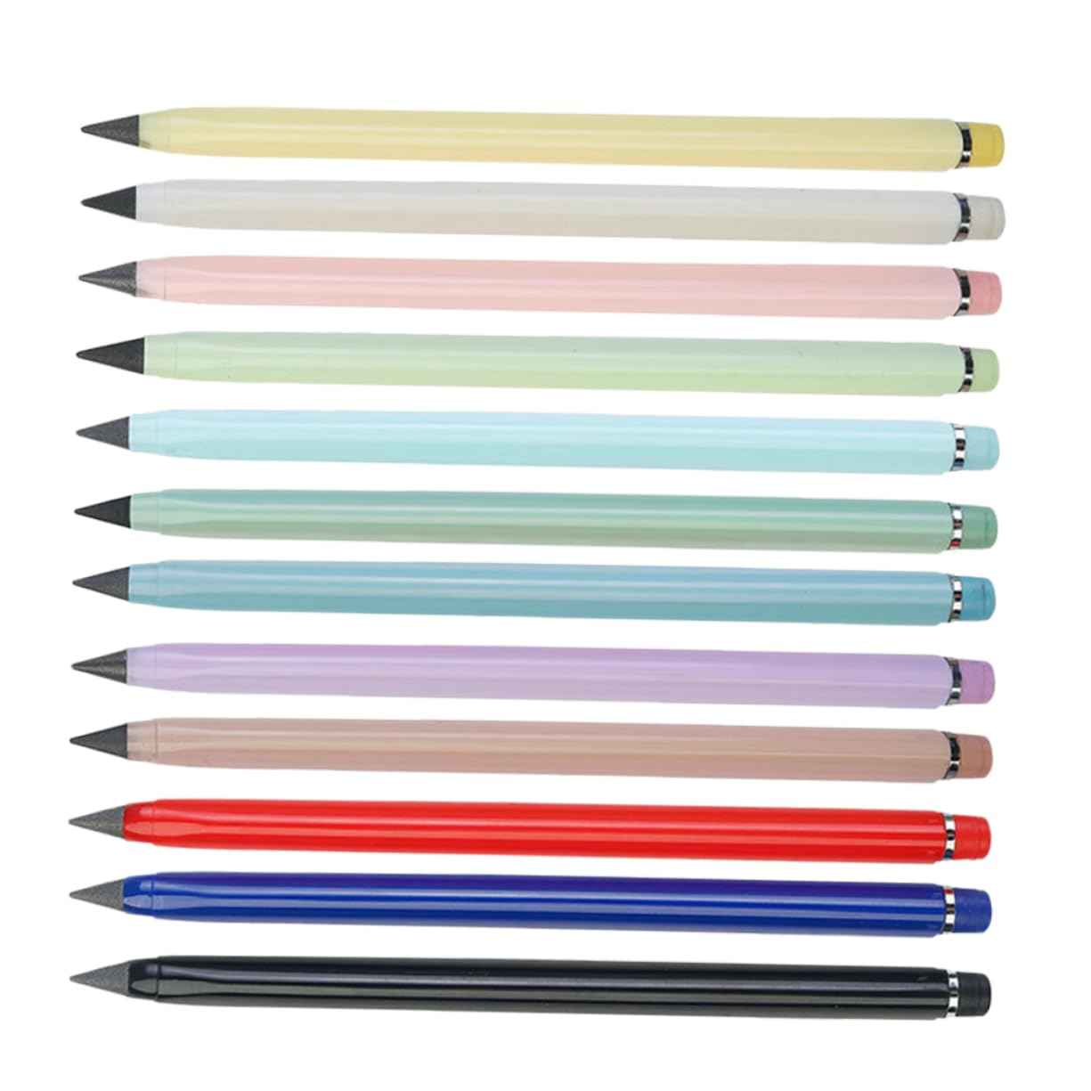 TEHAUX Inkless Drawing Pencils Set - 12 Pack No Ink Sketching & Writing Tools for Students, Artists & Professionals - Perfect for Sketching, Note Taking & Creative Projects