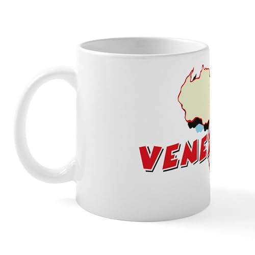 White - Venezuela Map Mug