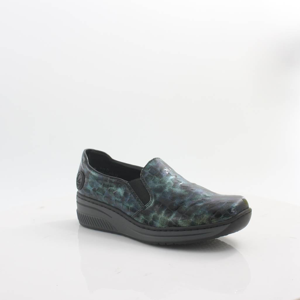 RIEKER Women's Comfortable Slip-On Shoes Size 25 - Lightweight Casual Loafers for Work, Travel & Everyday Wear