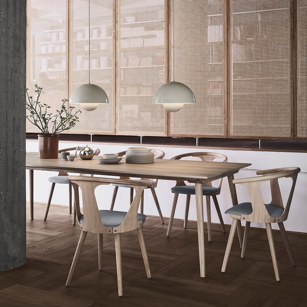 SK2 Modern Dining Chair with Upholstered Seat - Comfortable Kitchen & Dining Room Furniture for Home & Restaurant Use