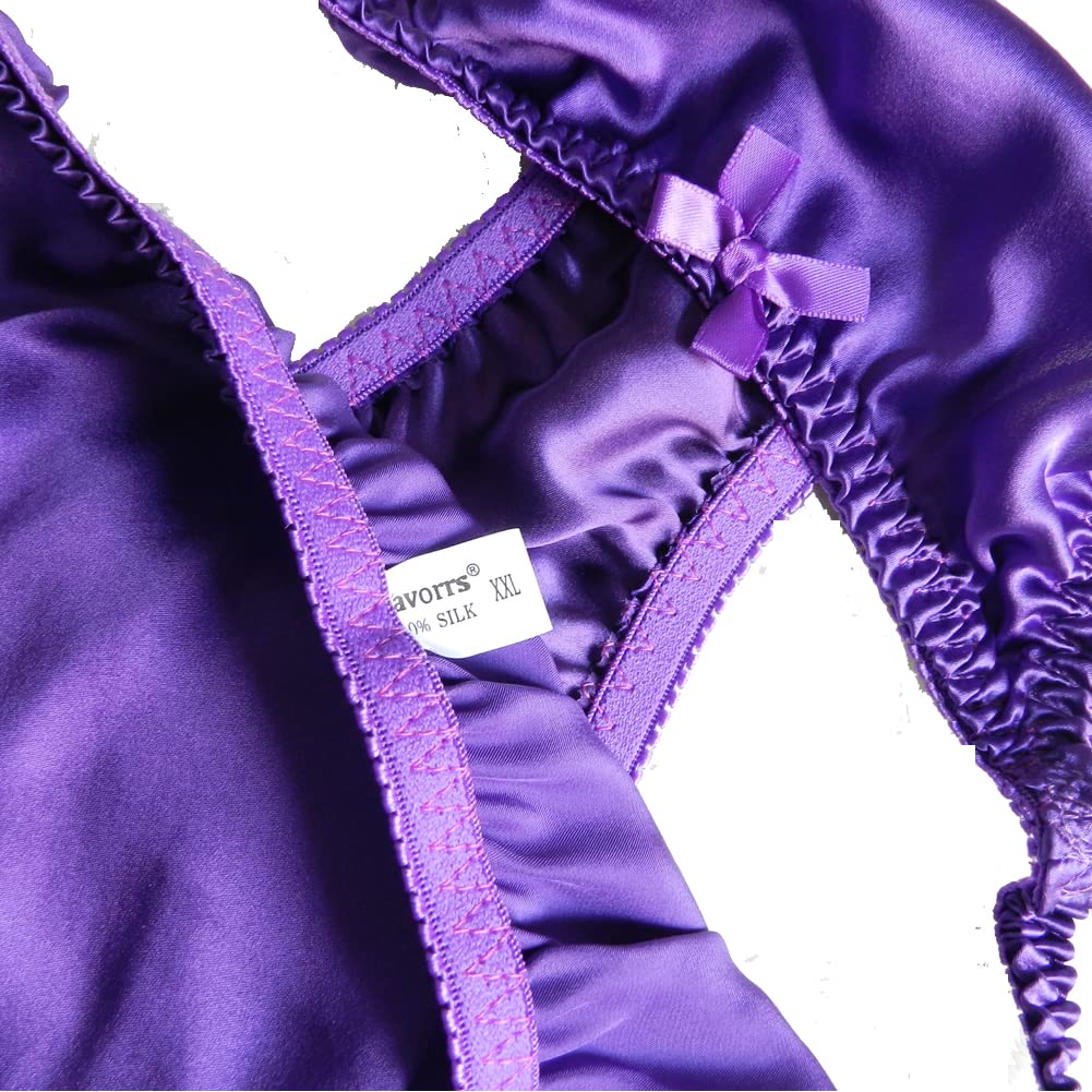 Luxury Women's Silk Panties - Sexy Satin Underwear Bikini Thong for Comfort & Sensuality | Perfect for Date Night, Bridal Lingerie & Special Occasions