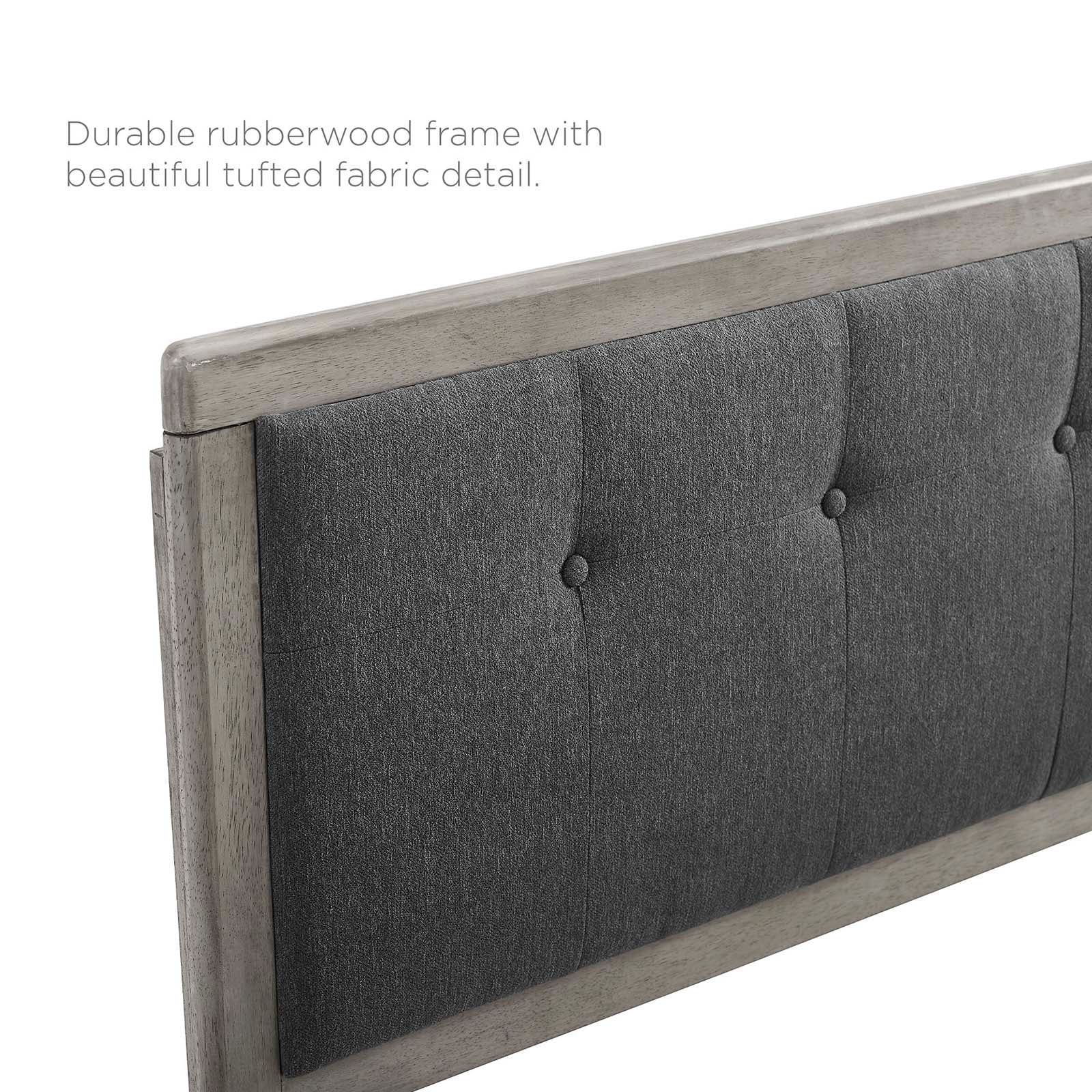 Stylish Willow Wood Platform Bed with Splayed Legs - Modern Bedroom Furniture for Home Decor | Perfect for Master Bedroom, Guest Room & Apartment Living