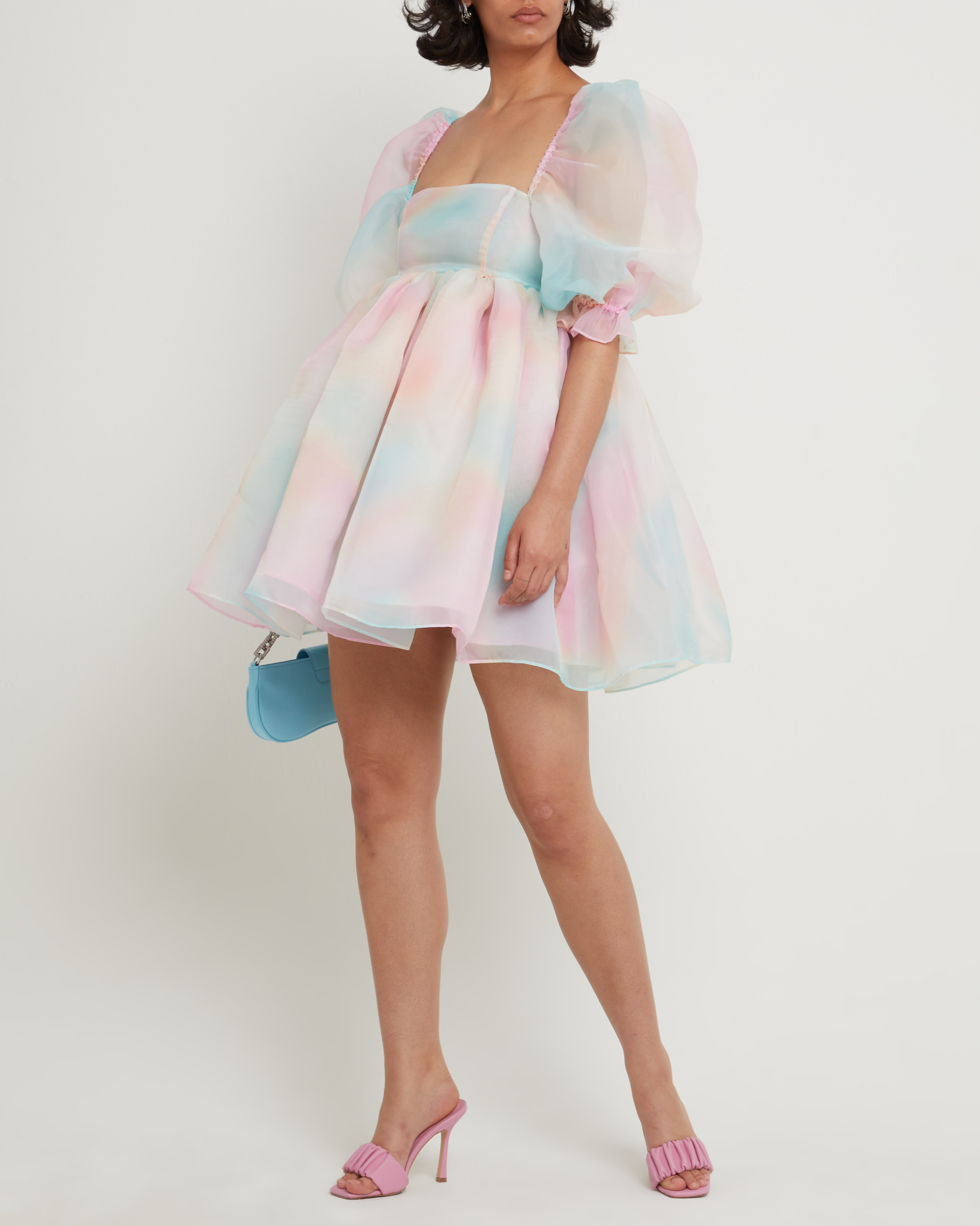 Cloud Mini Dress for Women - Elegant Flowy Summer Dress with Short Sleeves | Perfect for Beach, Party, and Casual Outings