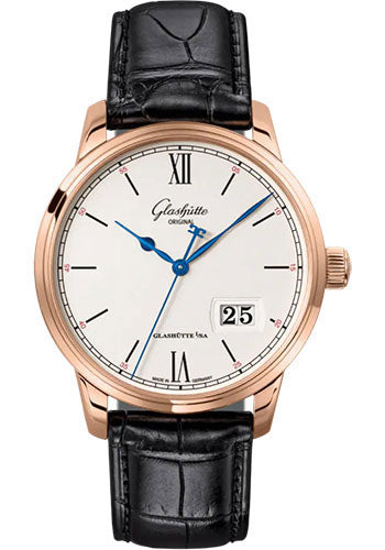Glashutte Original Senator Excellence Panorama Date 18K Red Gold Men's Luxury Watch - Perfect for Business Meetings, Formal Events & Collectors