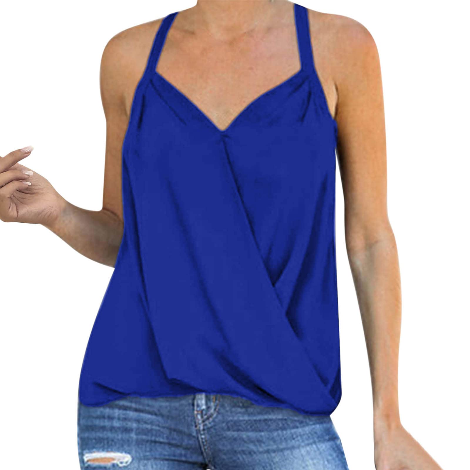 Women's Spaghetti Strap Graphic Tank Tops - Sleeveless Gradient Color Shirts & Camisoles | Summer Casual Wear, Beach Outfits, Layering Essentials