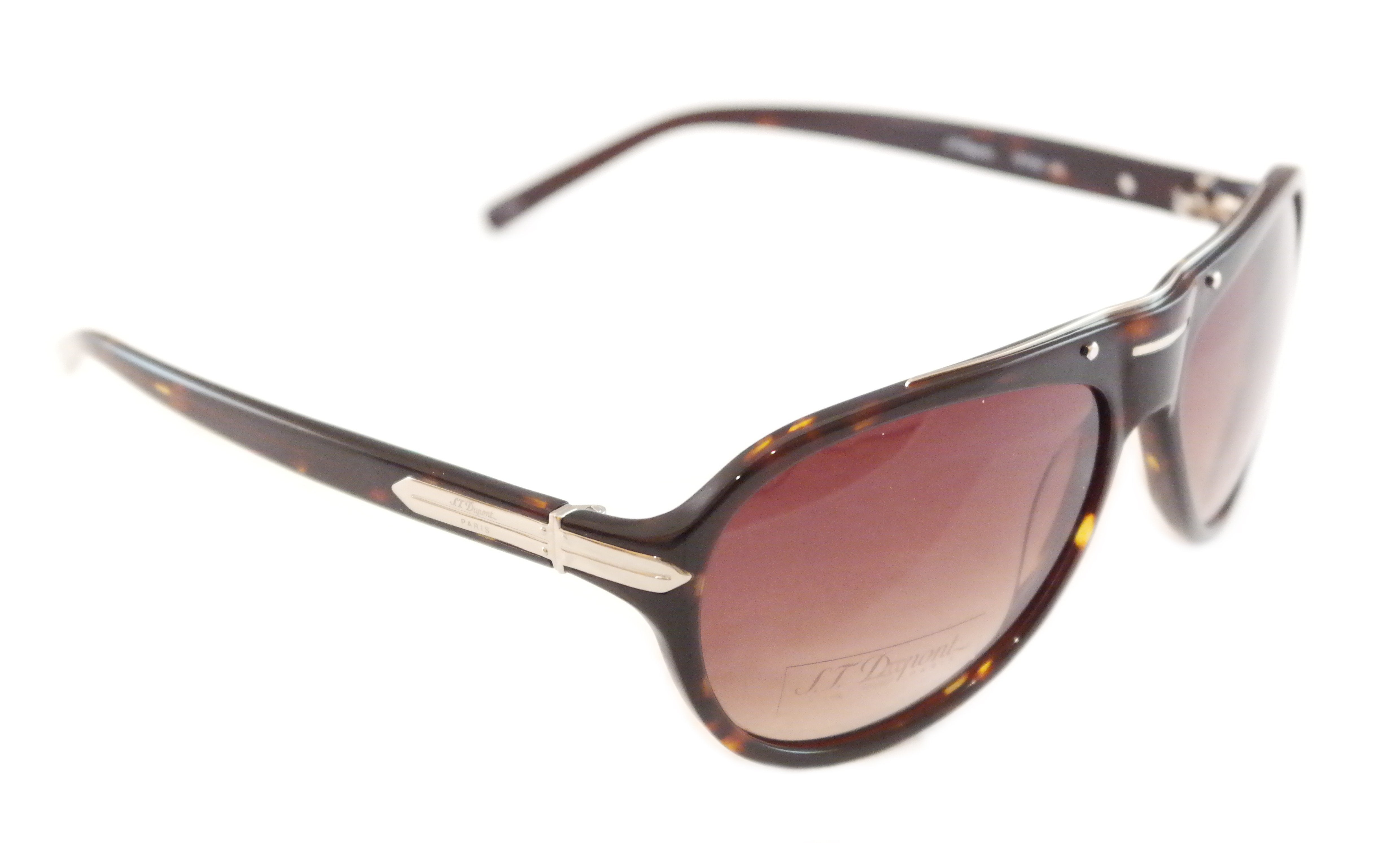 S.T. Dupont ST003 Premium Italian Plastic Sunglasses - 100% UV Protection Category 3 Lenses (59-15-140) for Men & Women - Perfect for Driving, Beach & Outdoor Activities