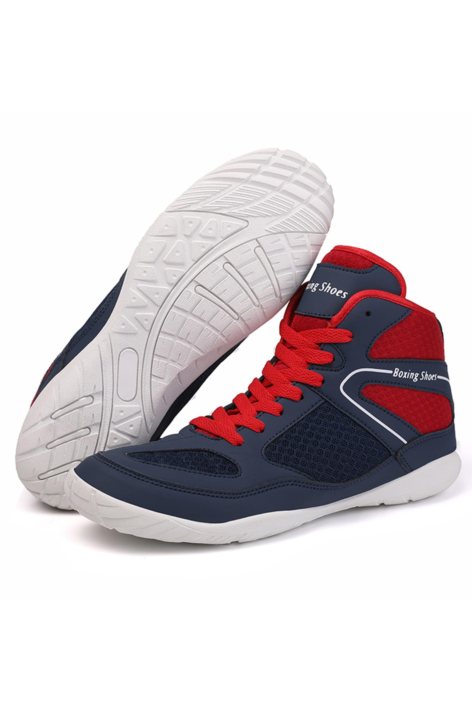 Kervaky Men's Wrestling & Boxing Shoes - Professional Lightweight Breathable Training Shoes for Weightlifting, Fitness & MMA - Perfect for Gym, CrossFit & Martial Arts