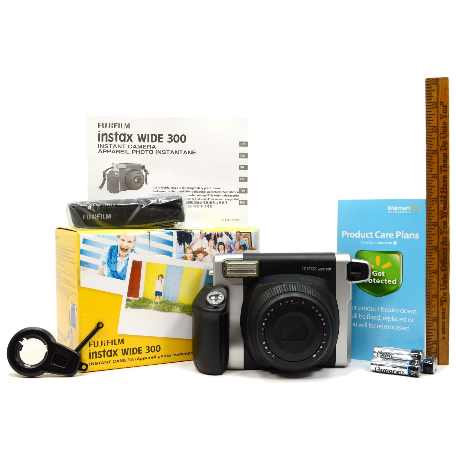 FUJIFILM INSTAX WIDE 300 Instant Film Camera - Brand New in Box (No Film Included) - Perfect for Weddings, Parties & Instant Photography Enthusiasts