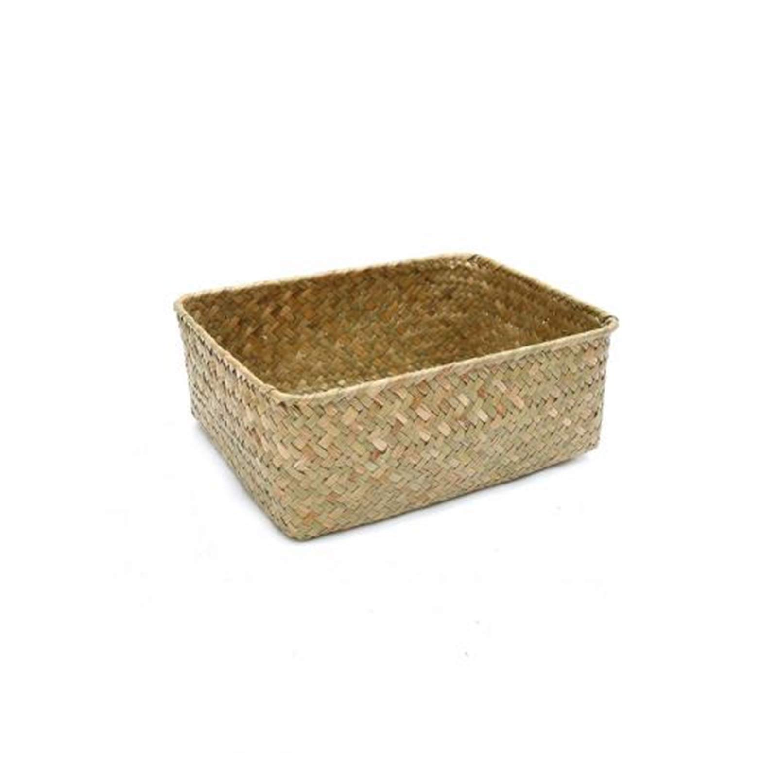 Handmade Rattan Basket Planter - Dried Flower & Fruit Pot, Candy & Earphone Organizer - Large Size, Natural Color | Perfect for Home Decor, Kitchen Storage & Gift Giving
