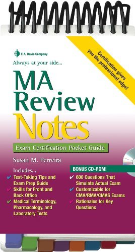 By Susan M. Perreira MA Review Notes: Exam Certification Pocket Guide - Essential Study Companion for Medical Assistant Certification Exam Prep | Perfect for Students & Professionals