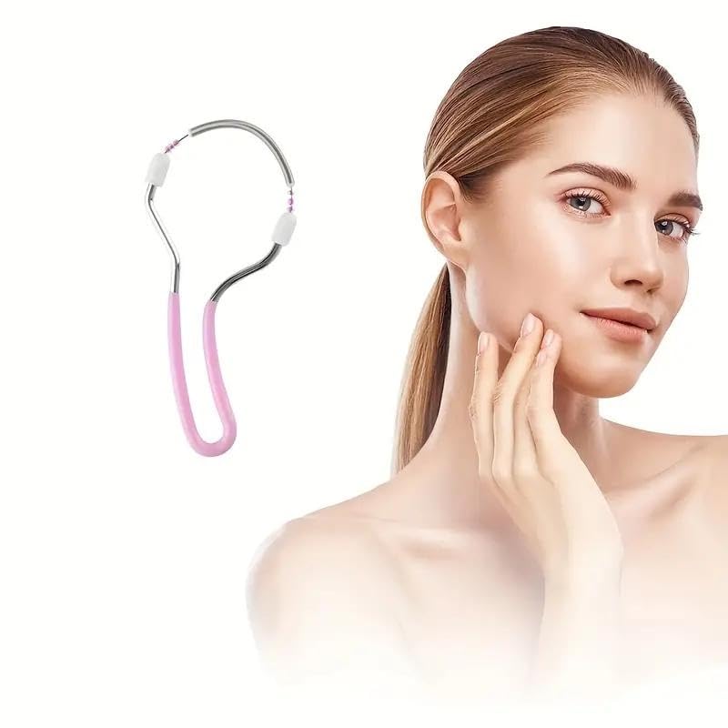 KIDWILL 2-Pack Facial Hair Remover Spring for Women & Men - Manual Upper Lip, Chin, Face & Neck Hair Removal Tool - Gentle & Effective Spring Technology - Perfect for Home Use, Travel & Quick Touch-Ups