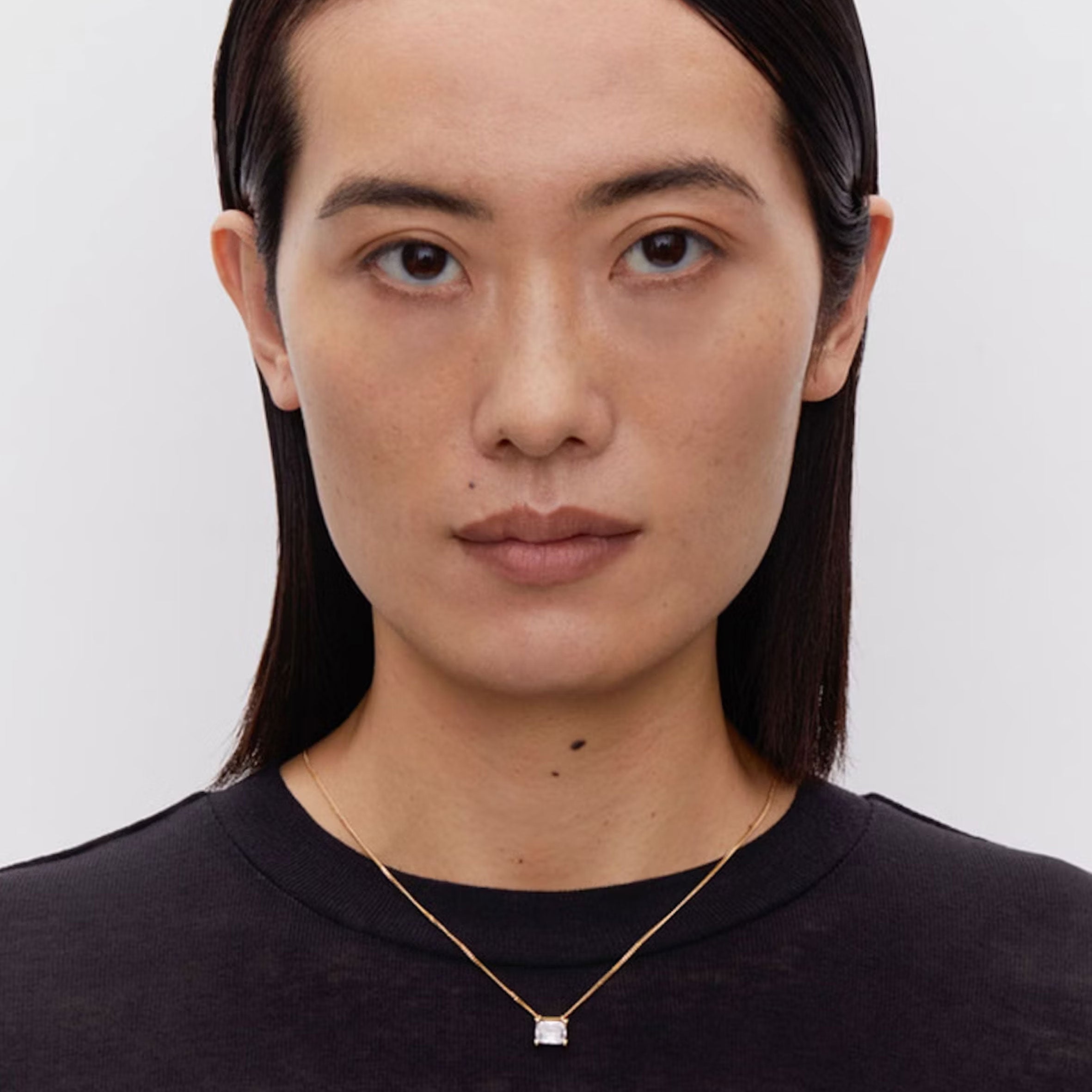Elegant Roppongi Drop Necklace in Gold - Perfect for Evening Parties, Weddings & Special Occasions
