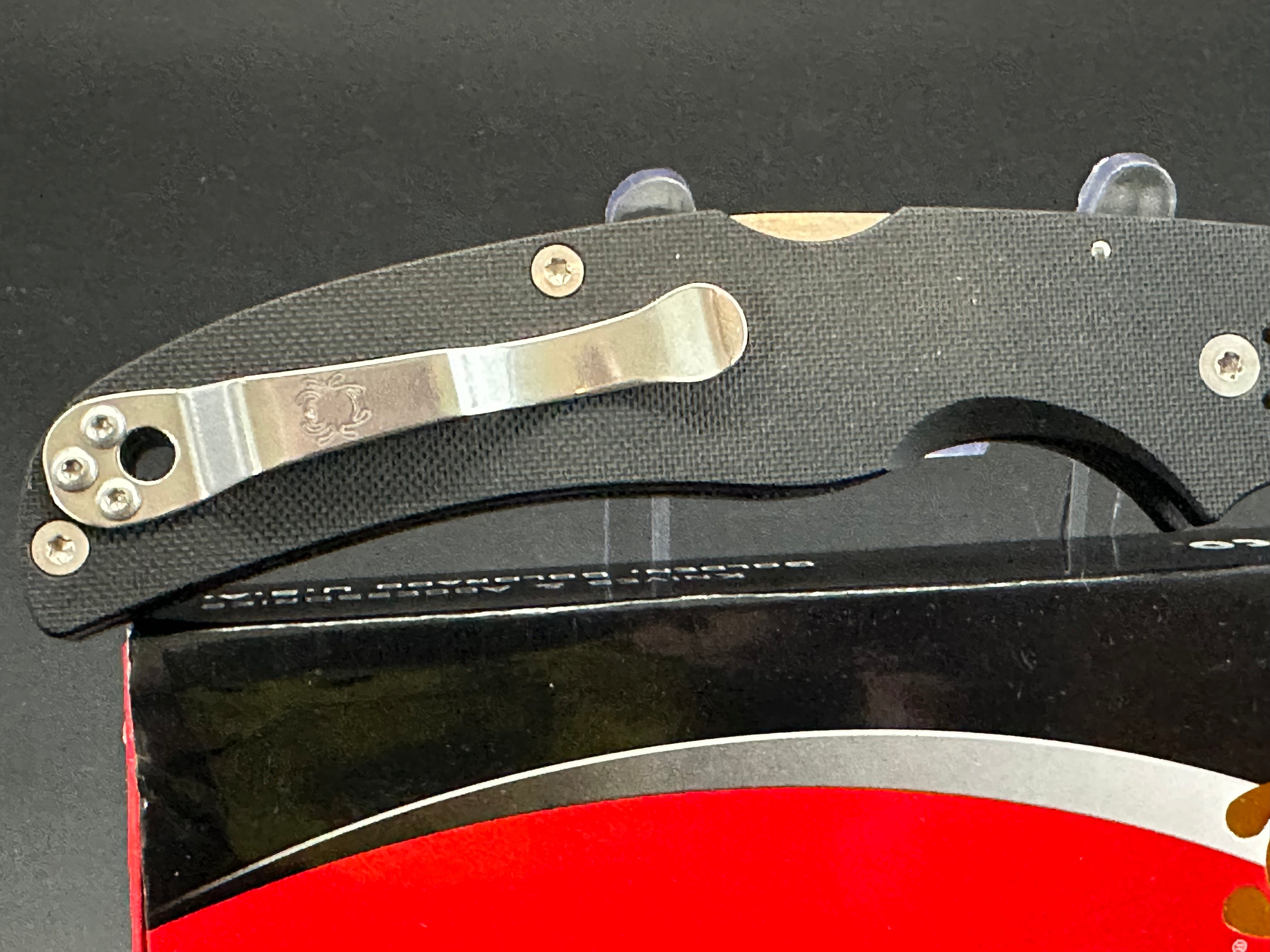 Spyderco Native Chief Folding Knife - Premium EDC Pocket Knife with CPM-S30V Steel Blade for Outdoor, Camping & Everyday Carry